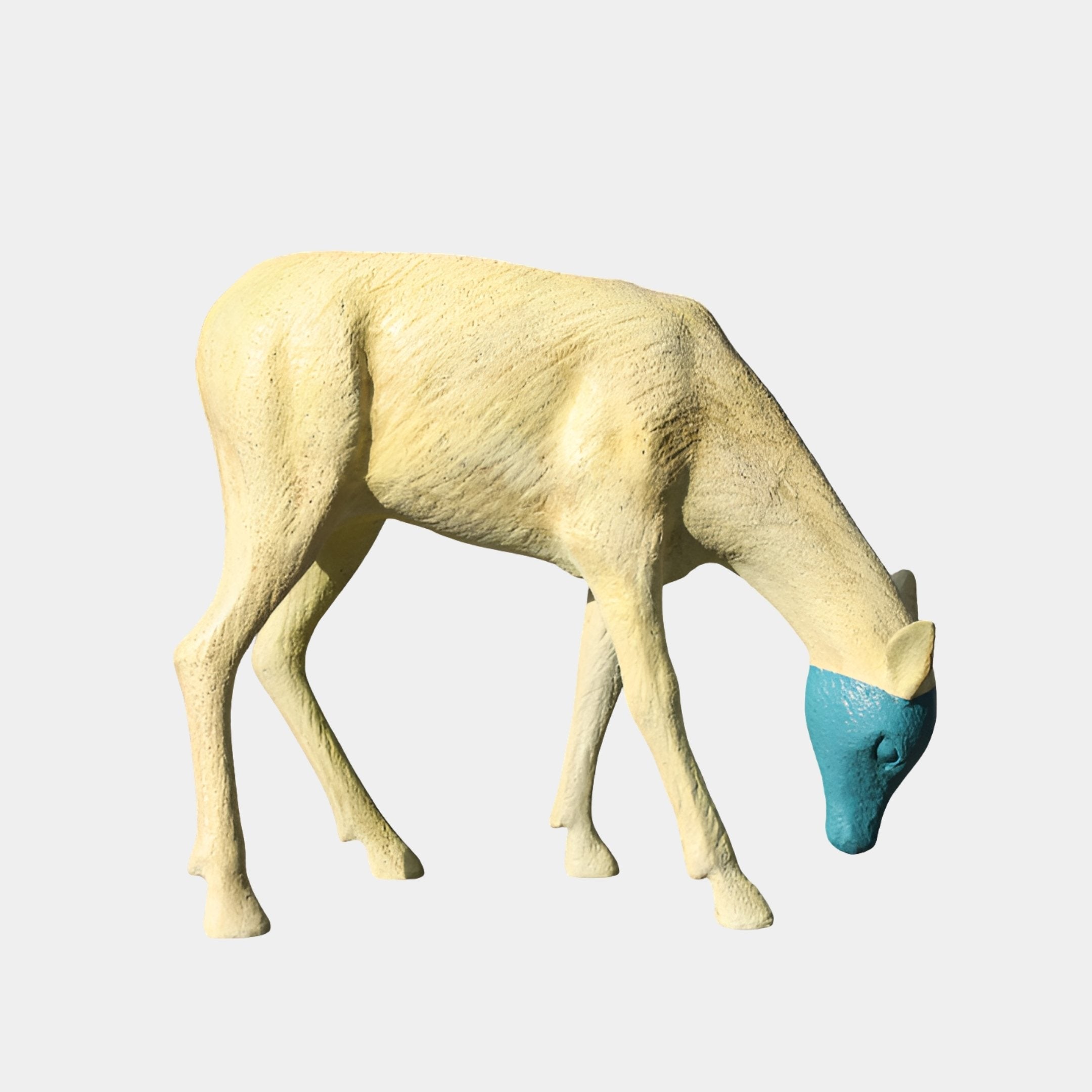 Jessop Beige Deer Sculpture - 125cm