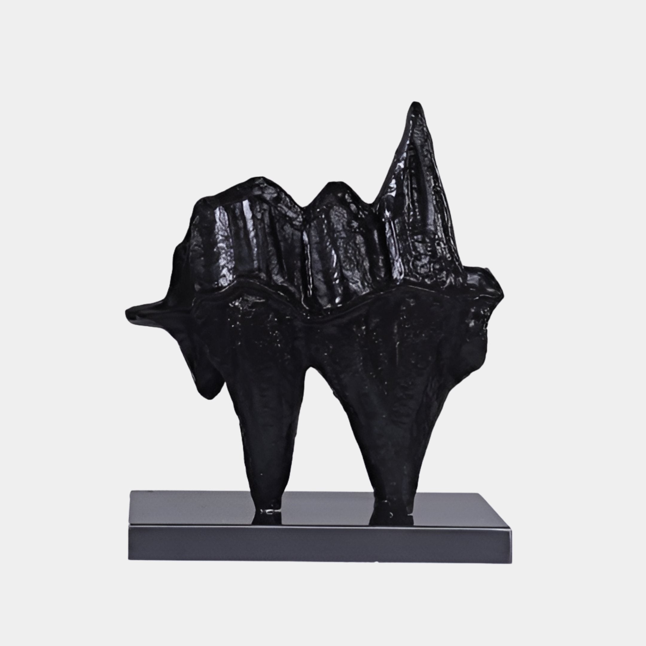 Ormond Black Abstract Sculpture - 35cm