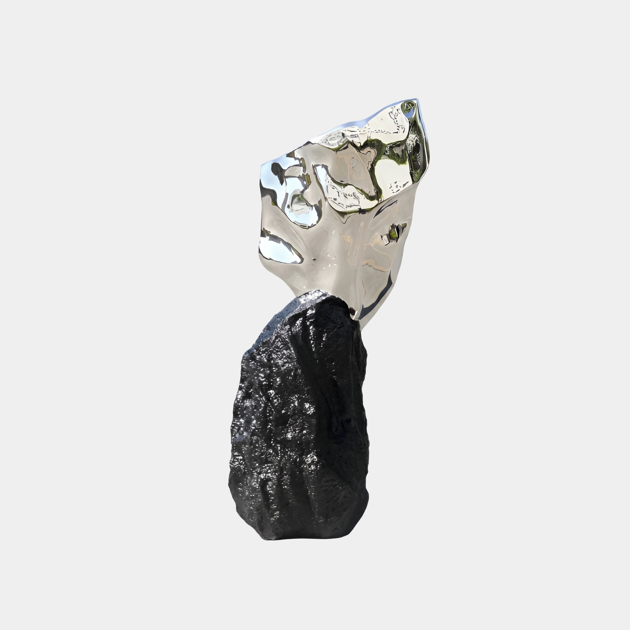 Pellan Silver Head Sculpture - 150cm