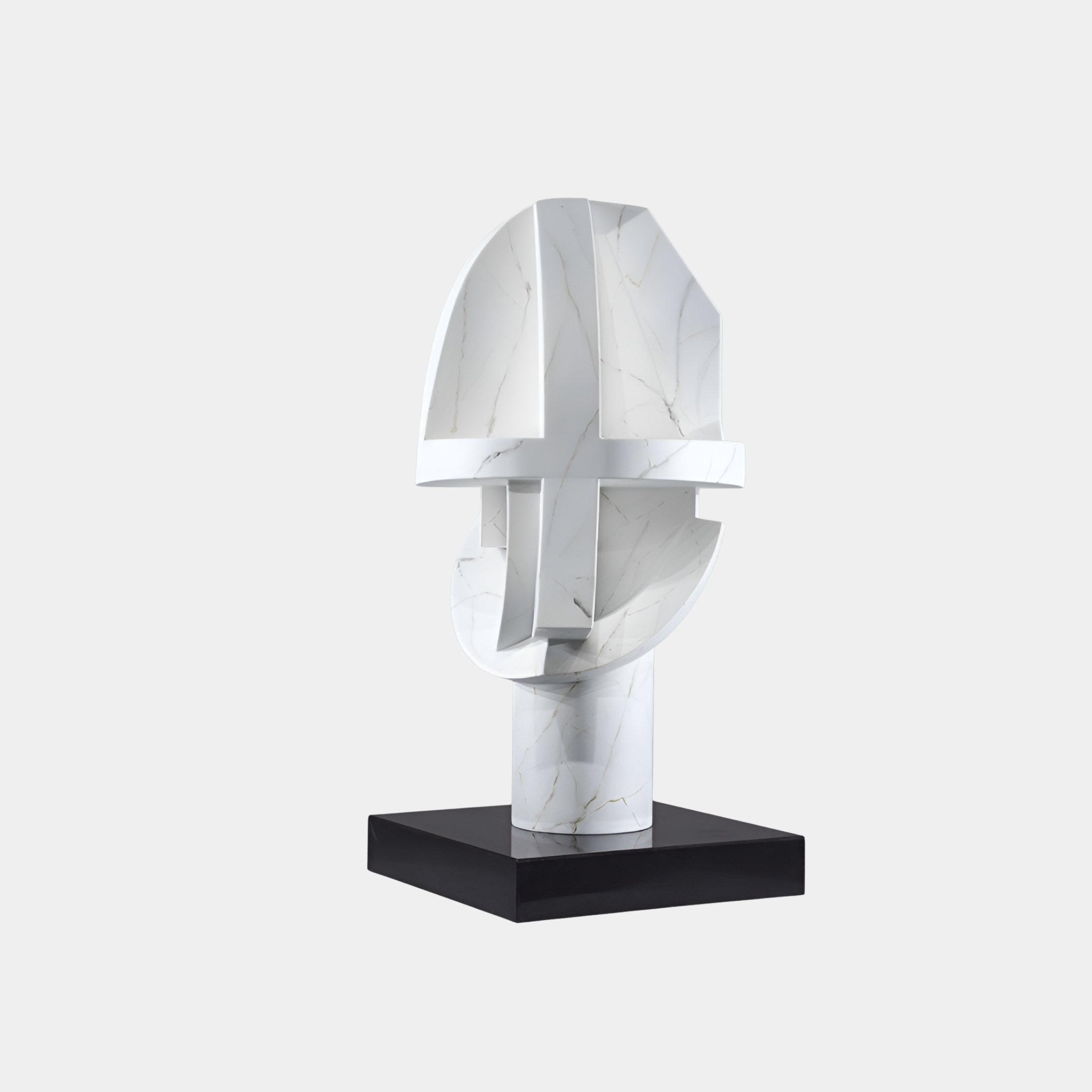 Quillon White Head Sculpture - 74cm