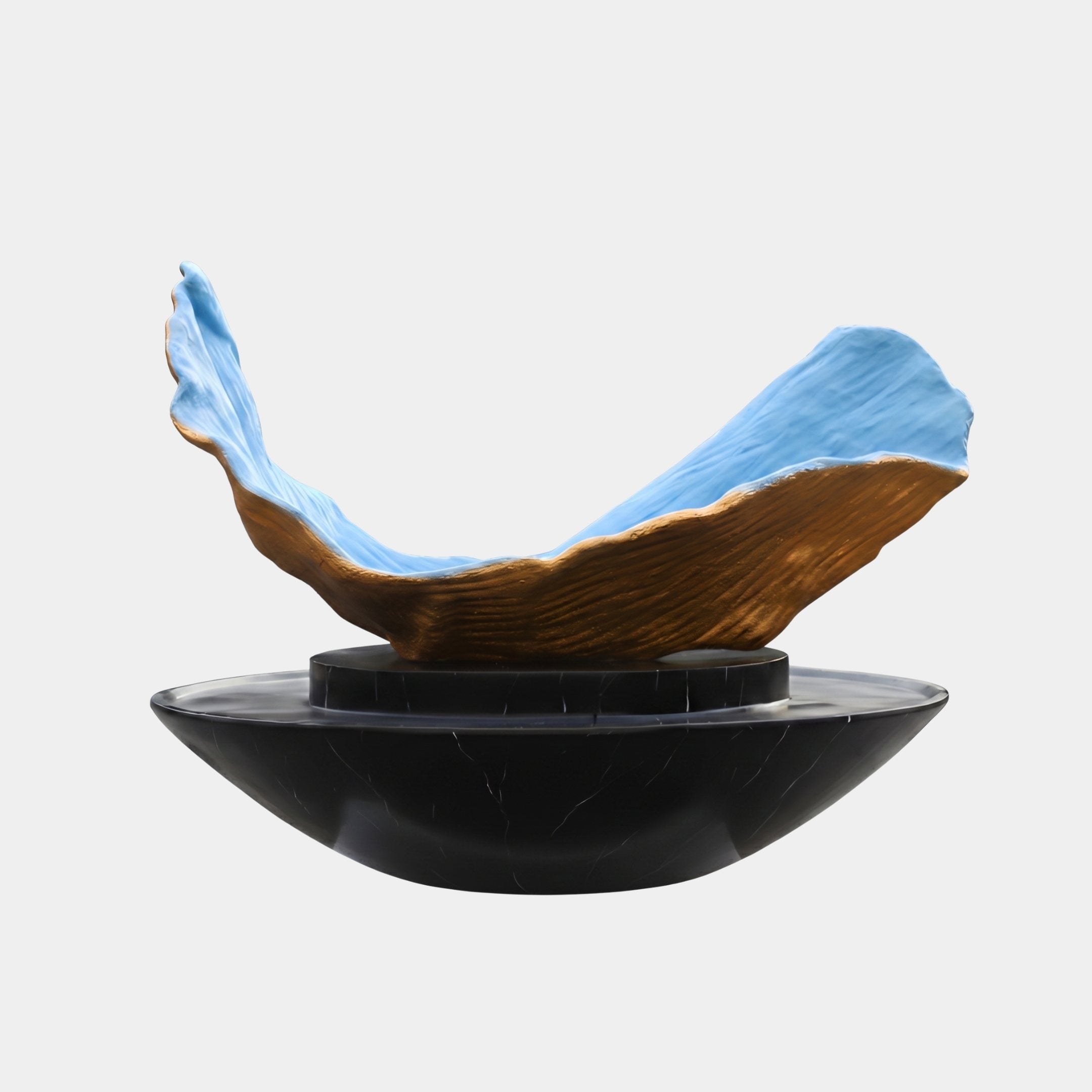Silvaine Blue & Gold Organic Sculpture - 190cm