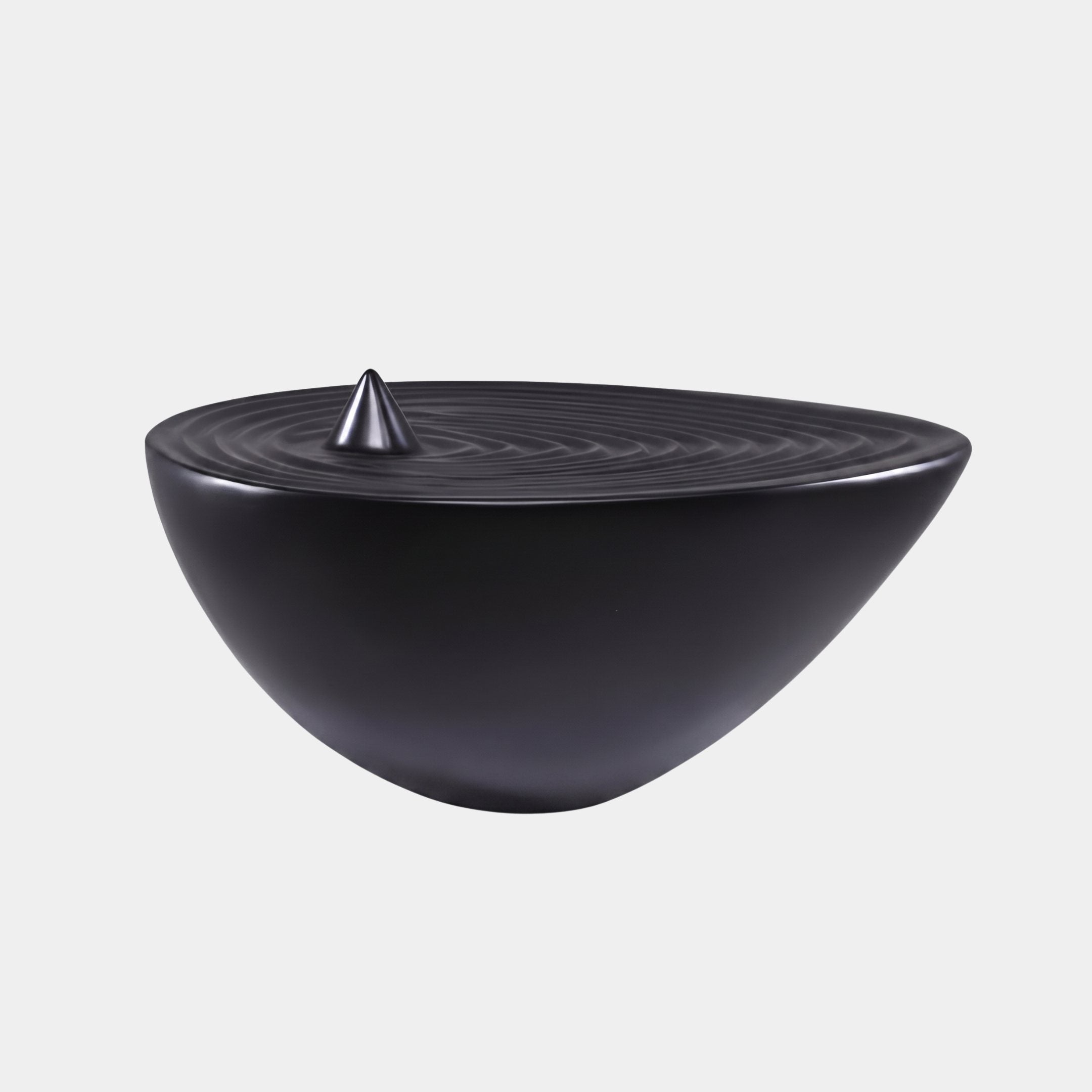 Quincey Black Bowl Sculpture - 85cm