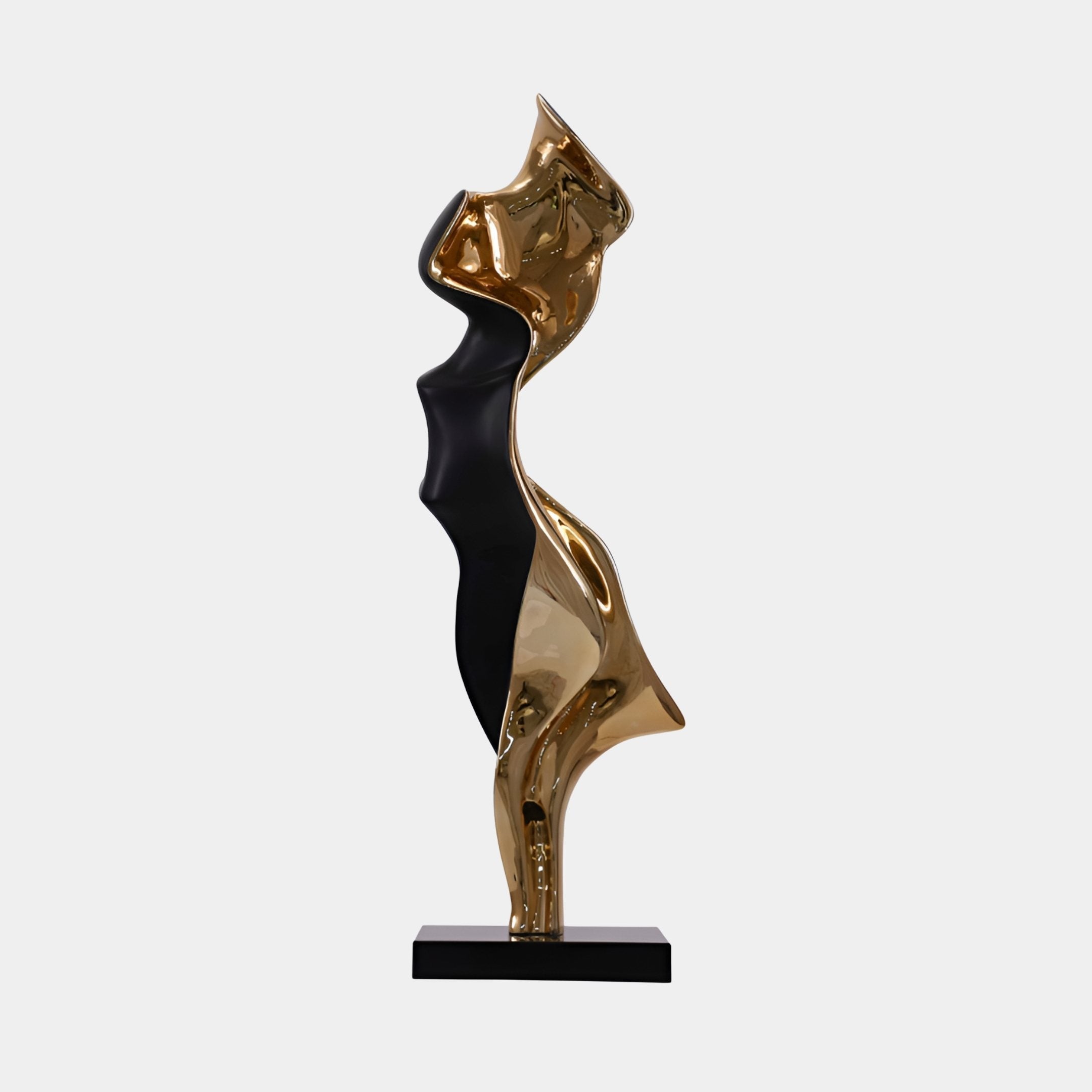 Aldous Black & Gold Figure Sculpture - 125cm