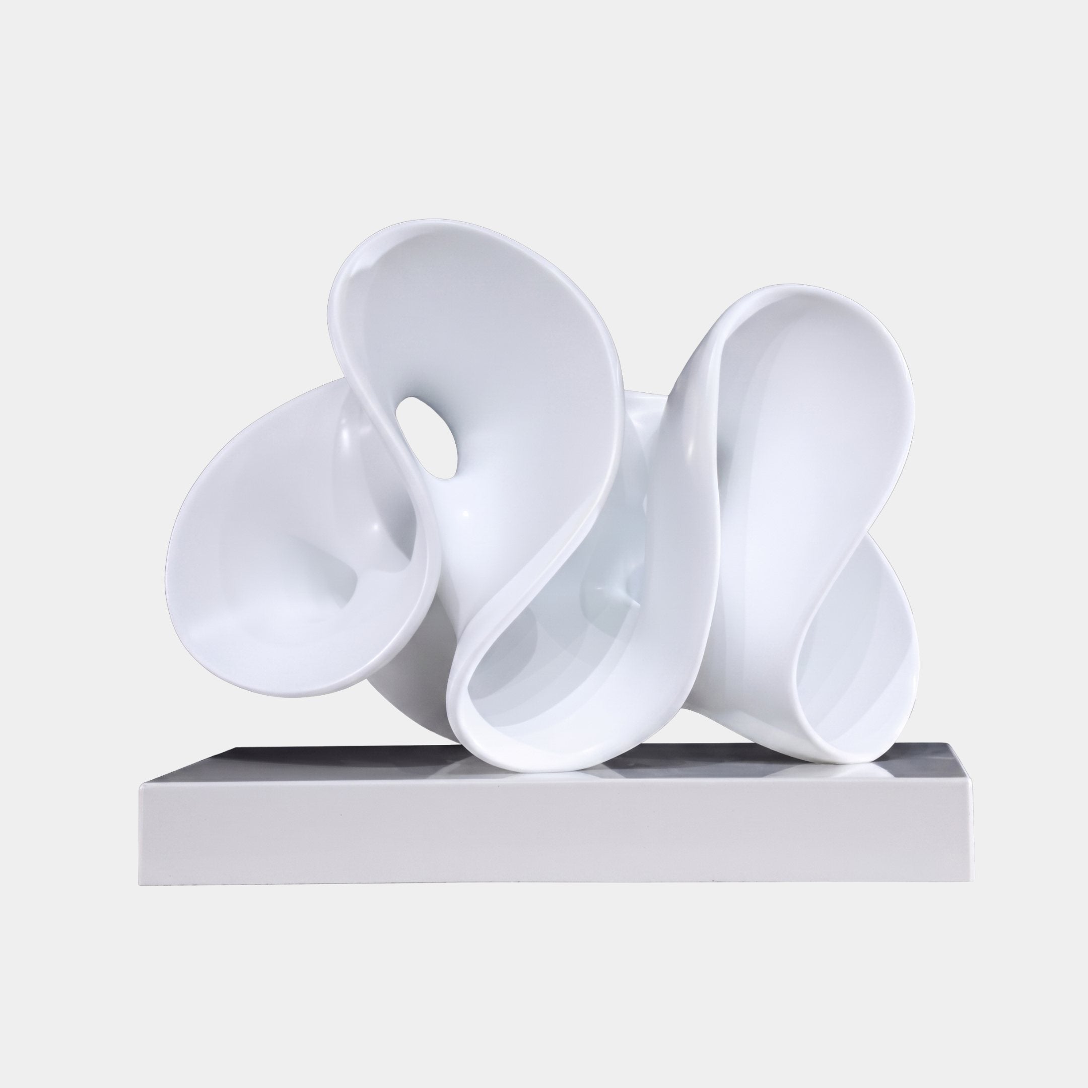 Caelum White Organic Sculpture - 55cm