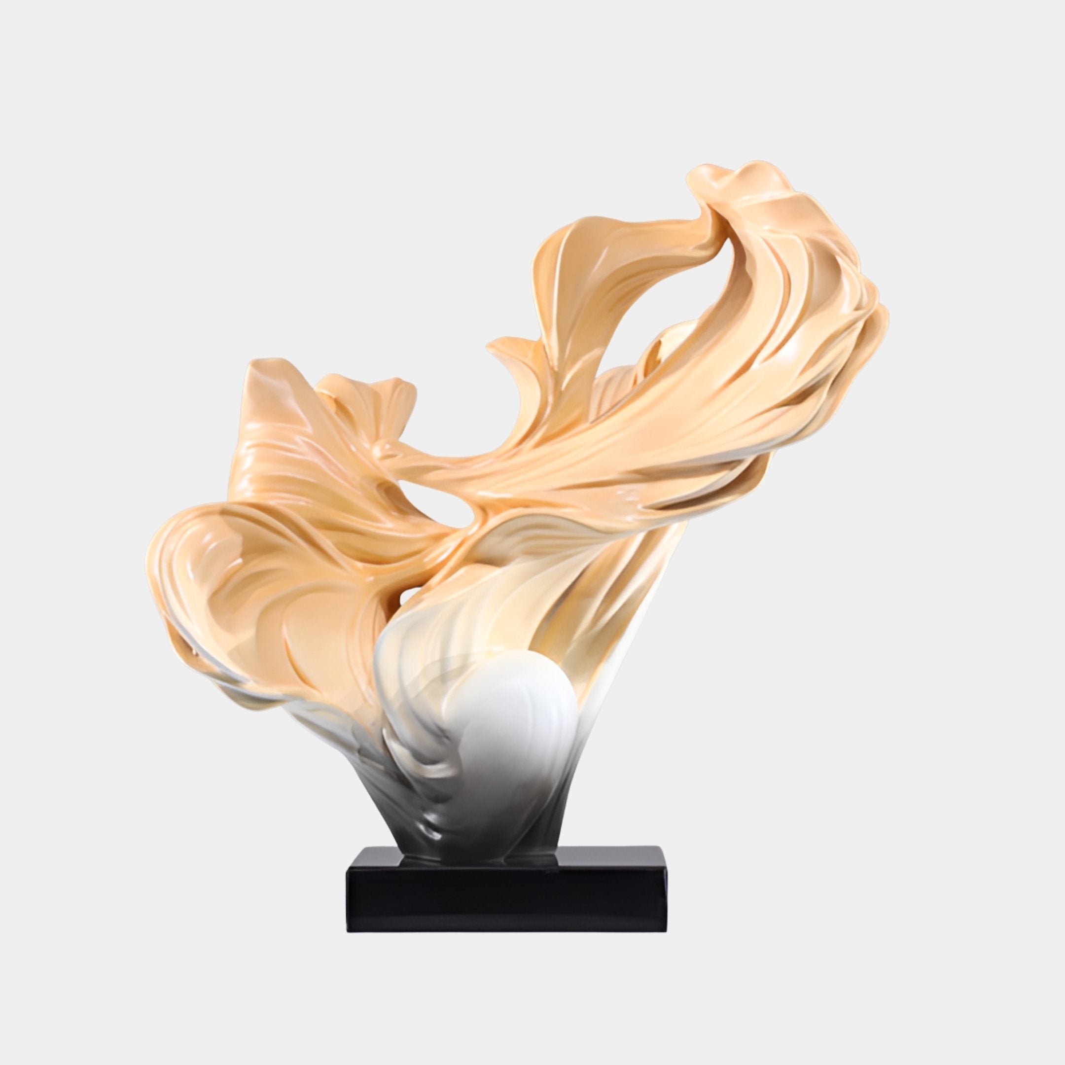 Treverra Beige Organic Sculpture - 46cm
