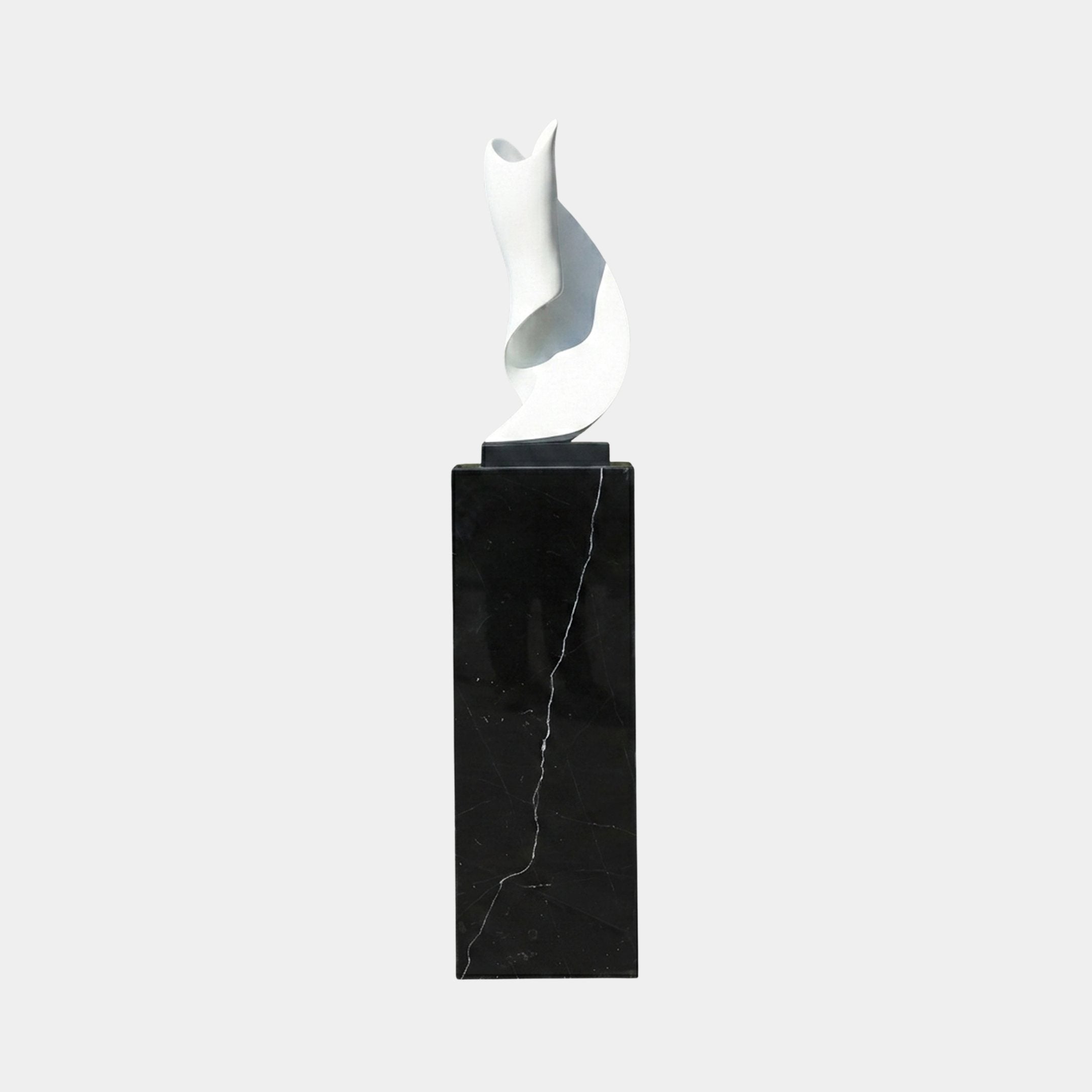 Melbury White Flame Sculpture - 171cm