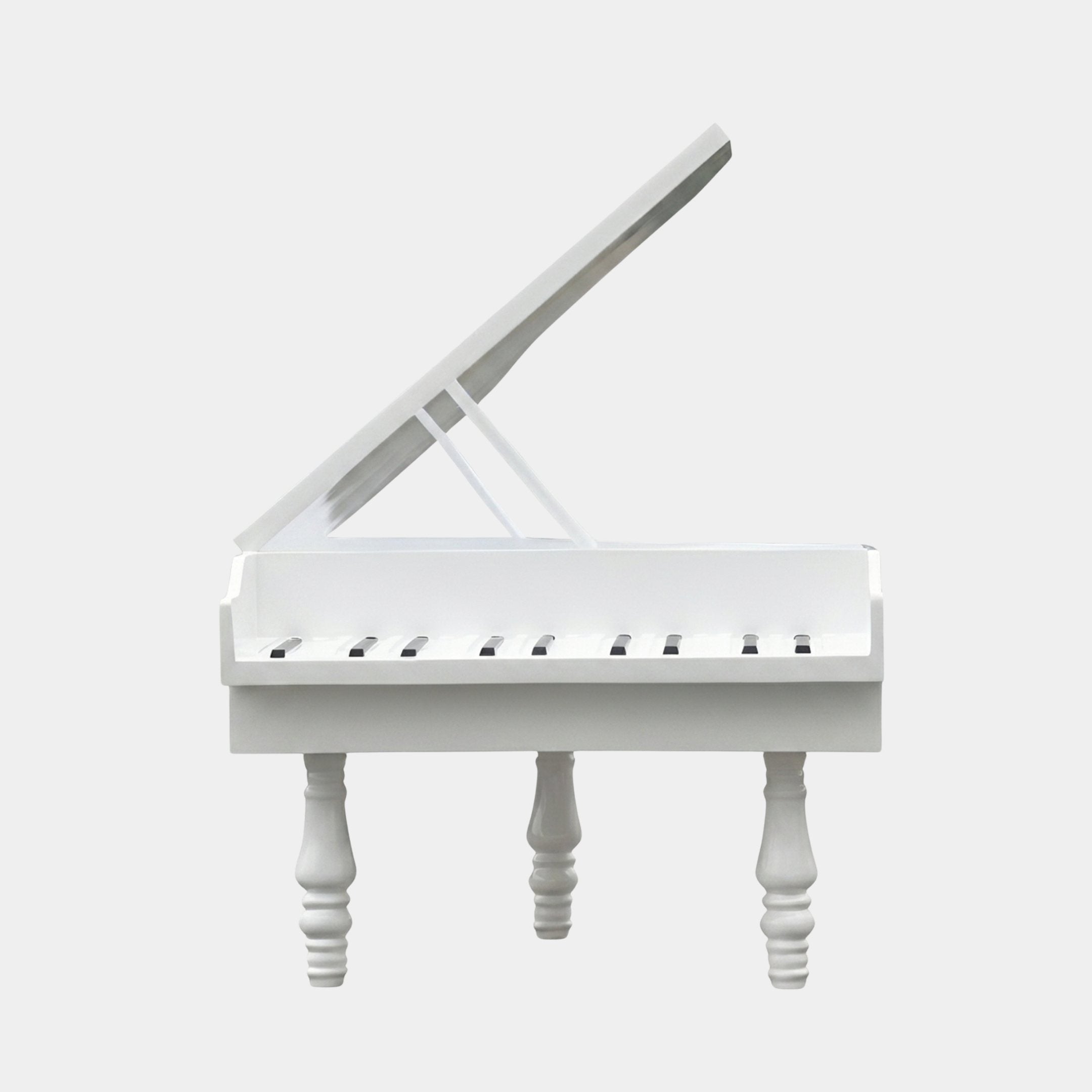 Ashlin White Piano Sculpture - 206cm