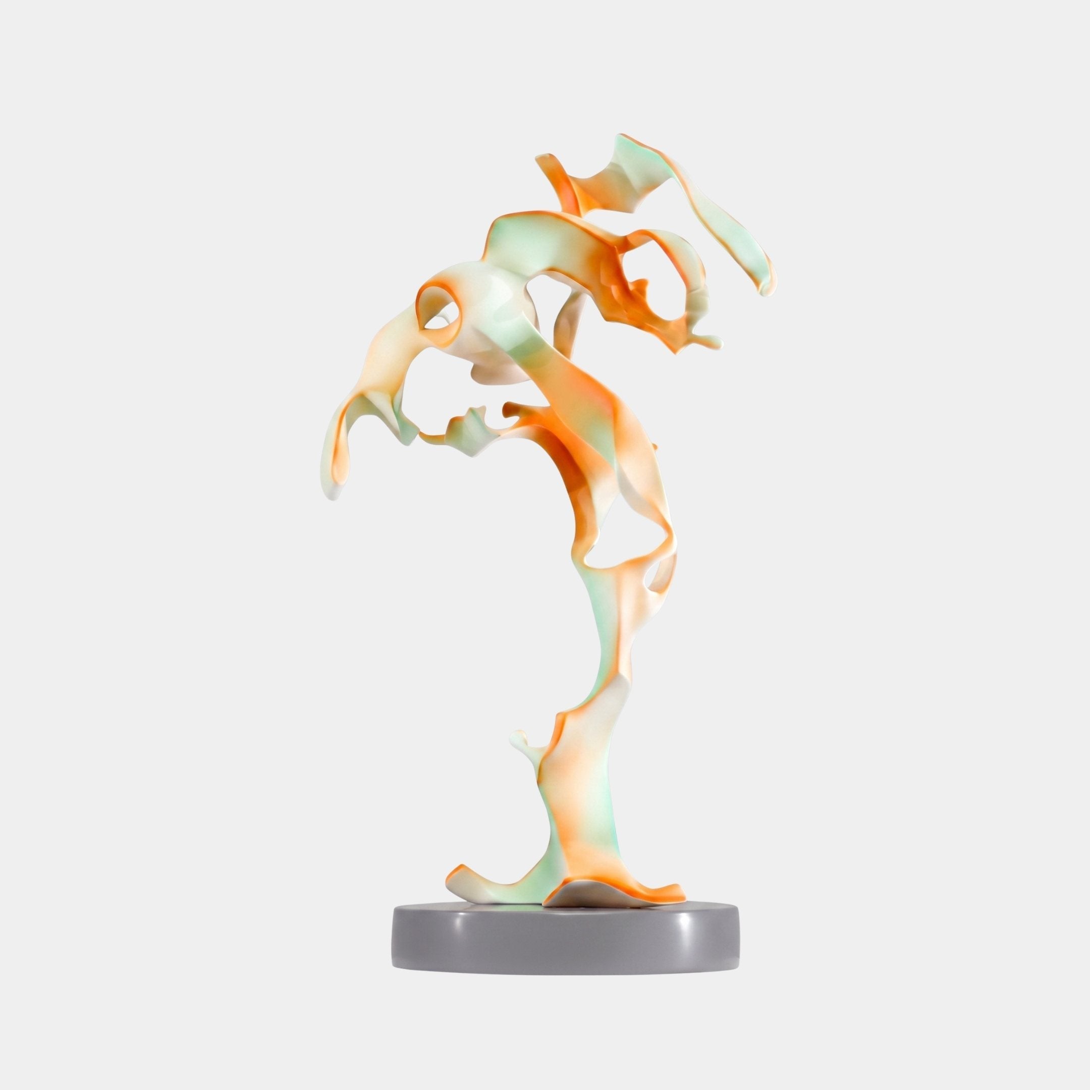 Elsdon Orange Organic Sculpture - 65cm