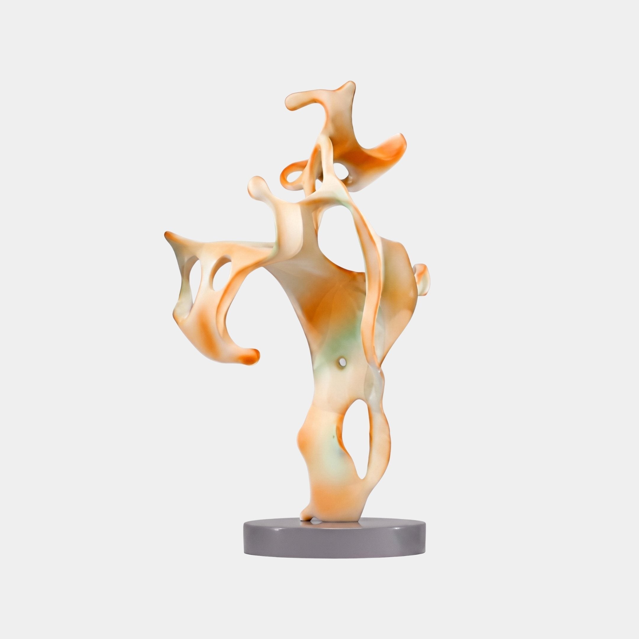 Falkner Orange Organic Sculpture - 70cm