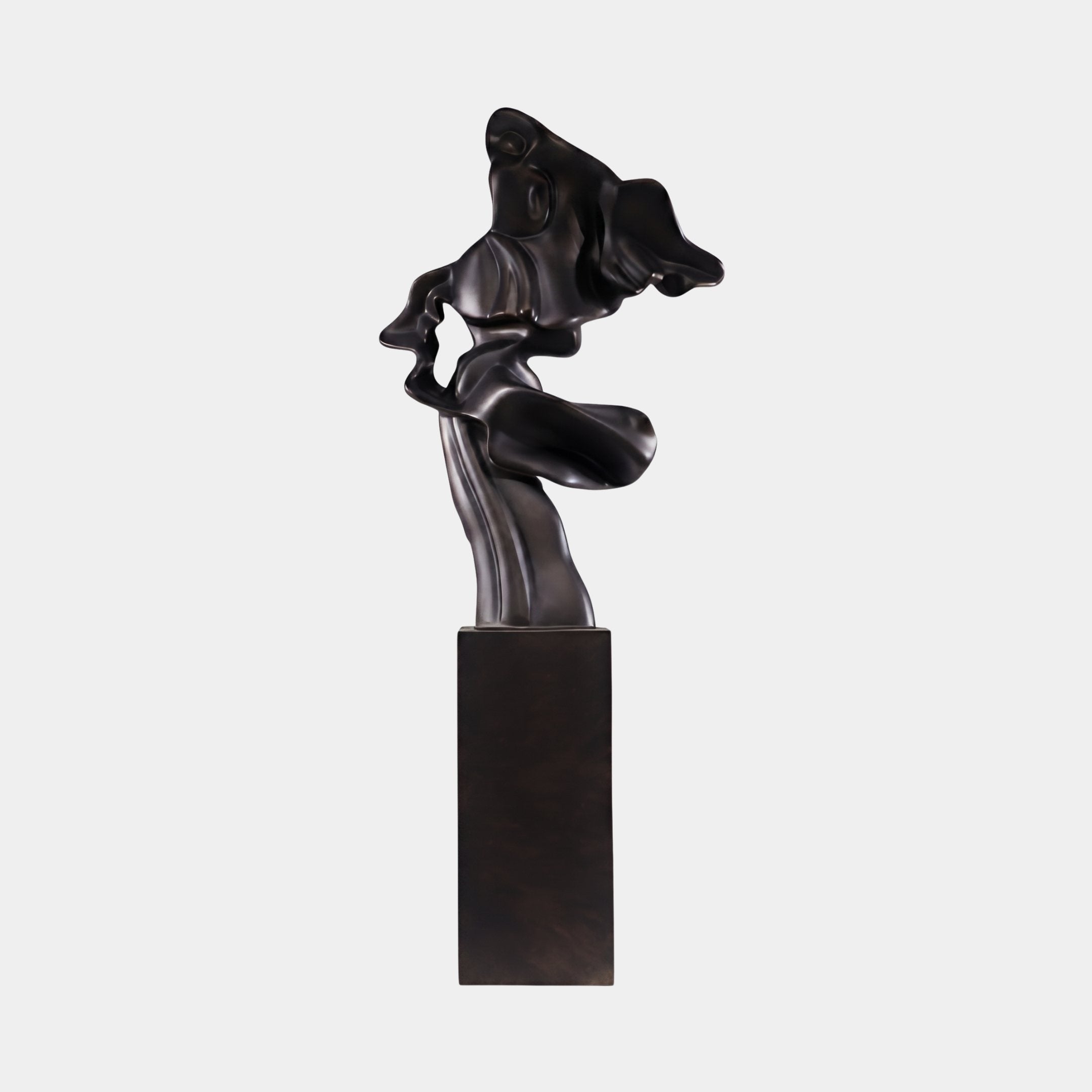 Markby Black Abstract Sculpture - 170cm