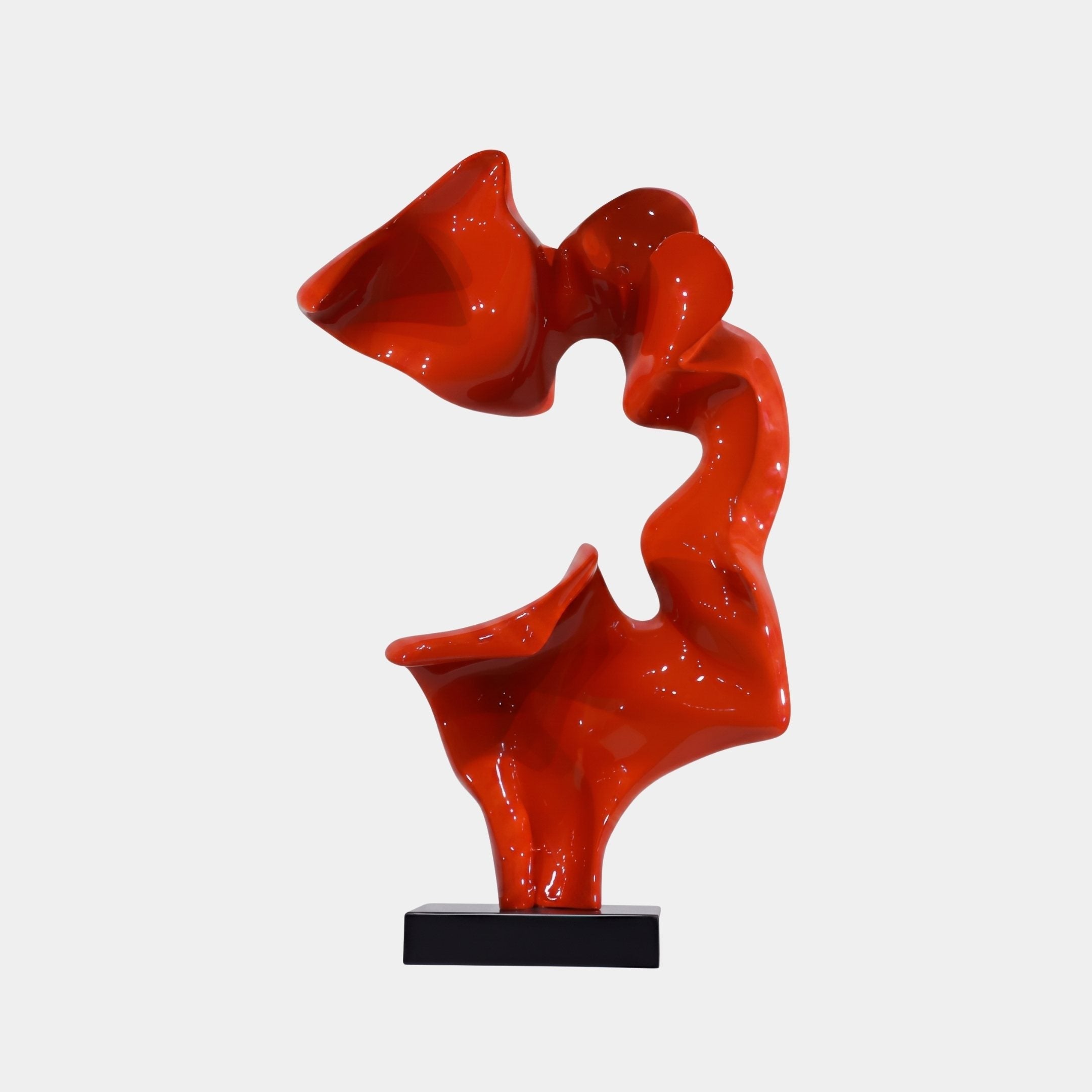 Norbury Red Abstract Sculpture - 100cm
