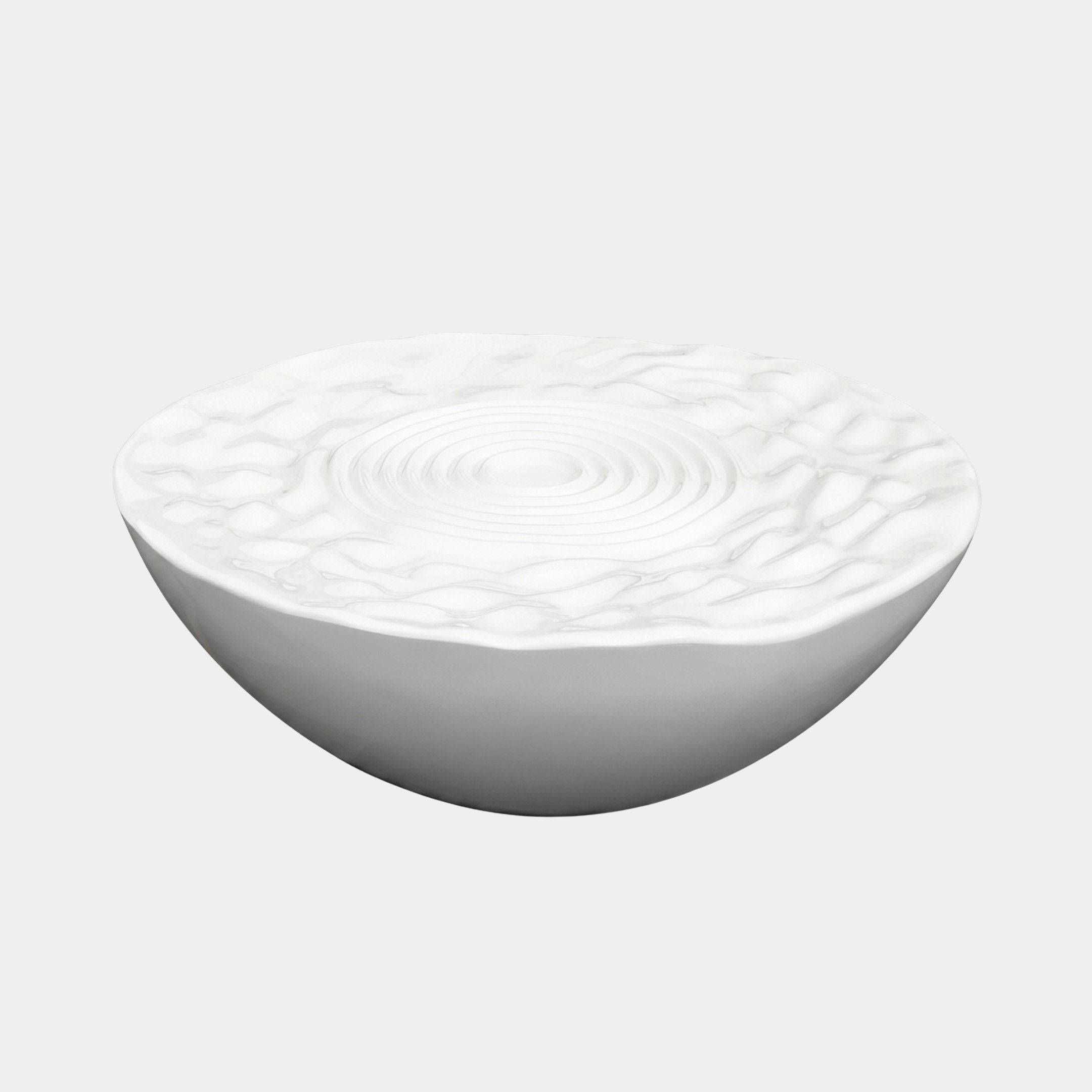 Ulverston White Bowl Sculpture - 100cm