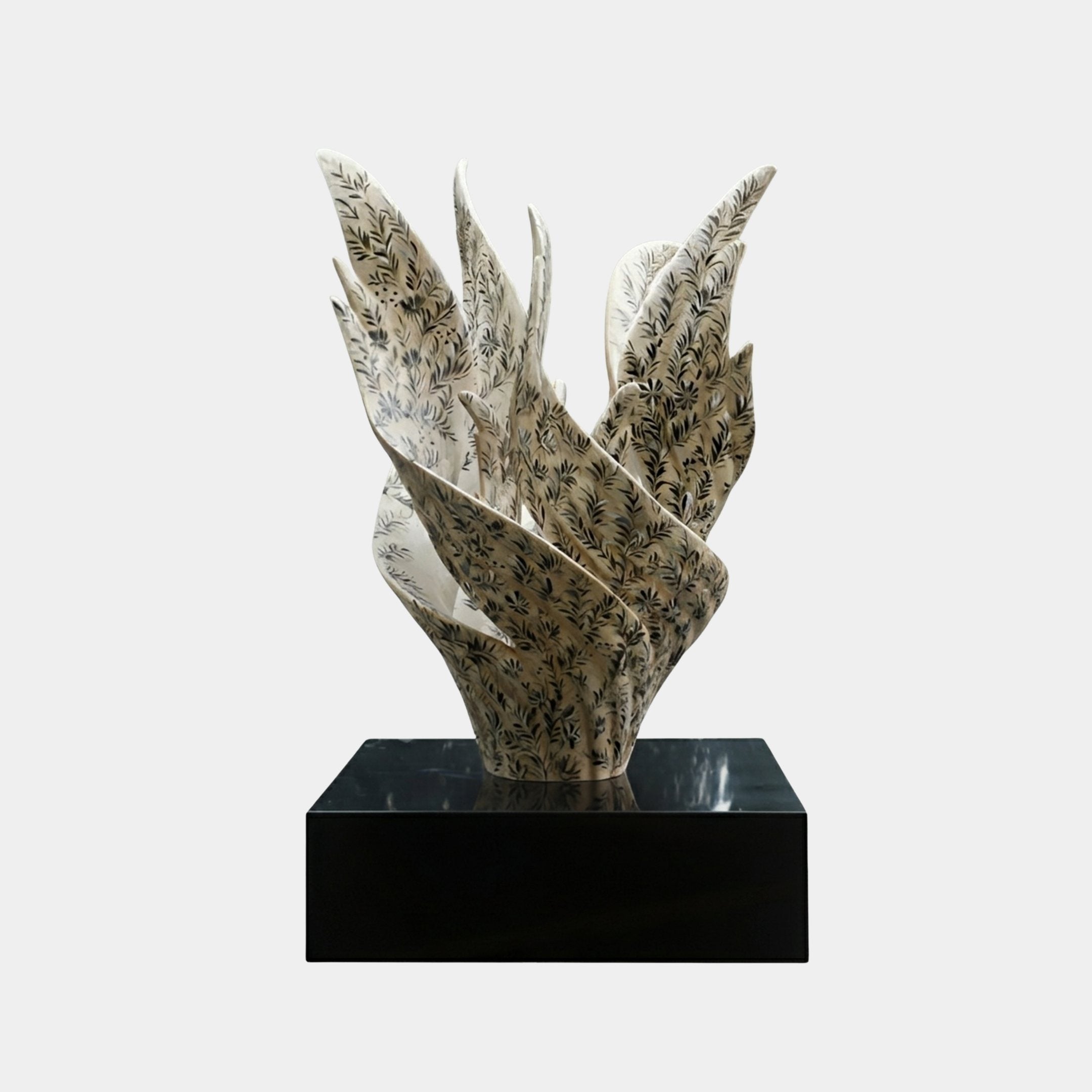 Whitmore Grey Organic Sculpture - 174cm