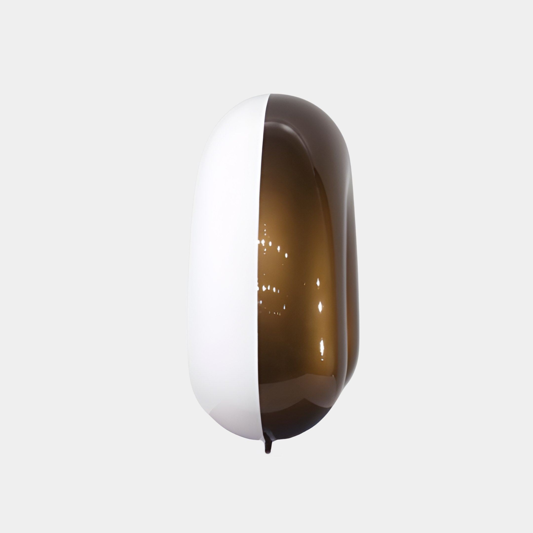 Acreby Bronze & White Abstract Sculpture - 28cm