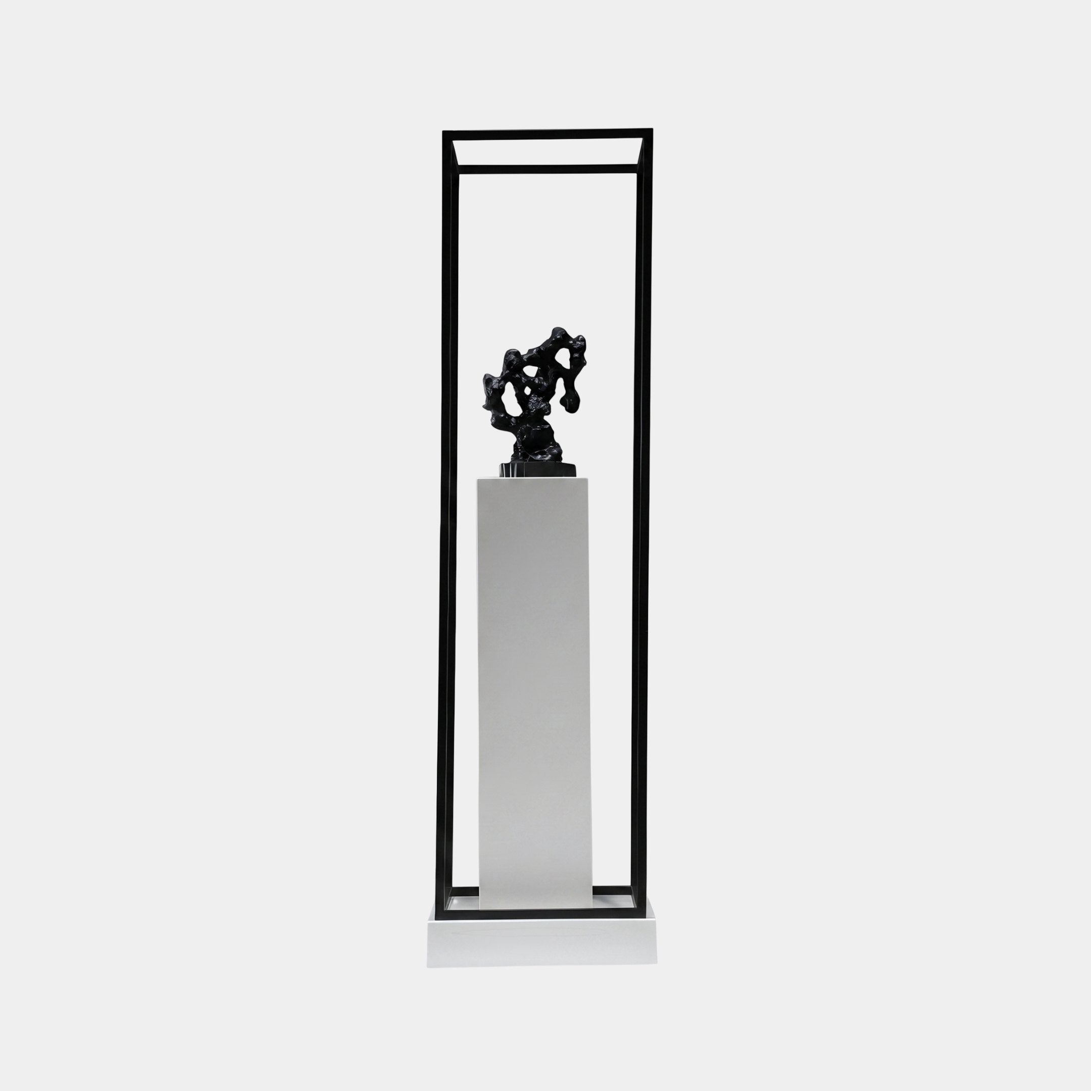 Alcaeus Black Abstract Sculpture - 137cm