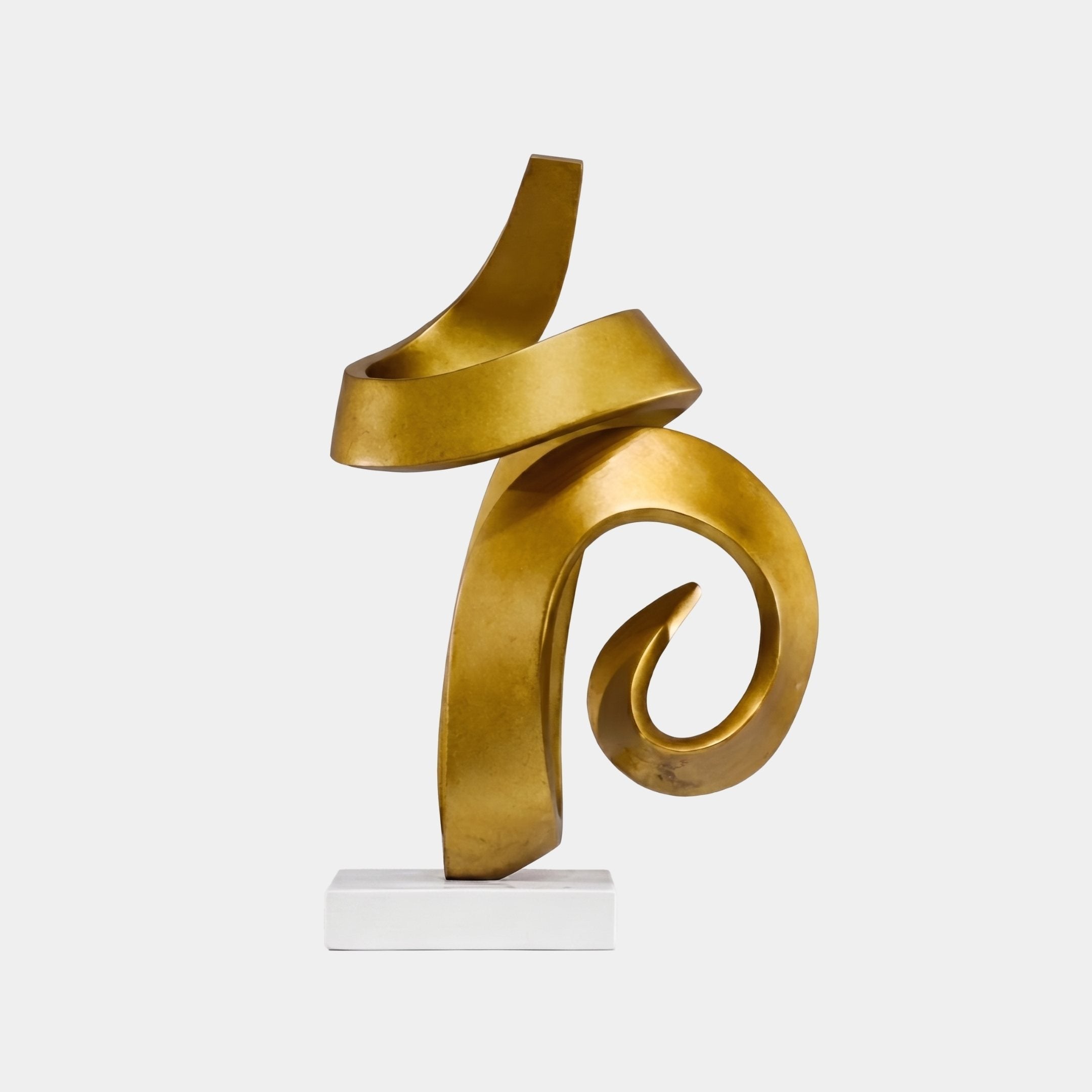 Glaslyn Gold Organic Sculpture - 70cm