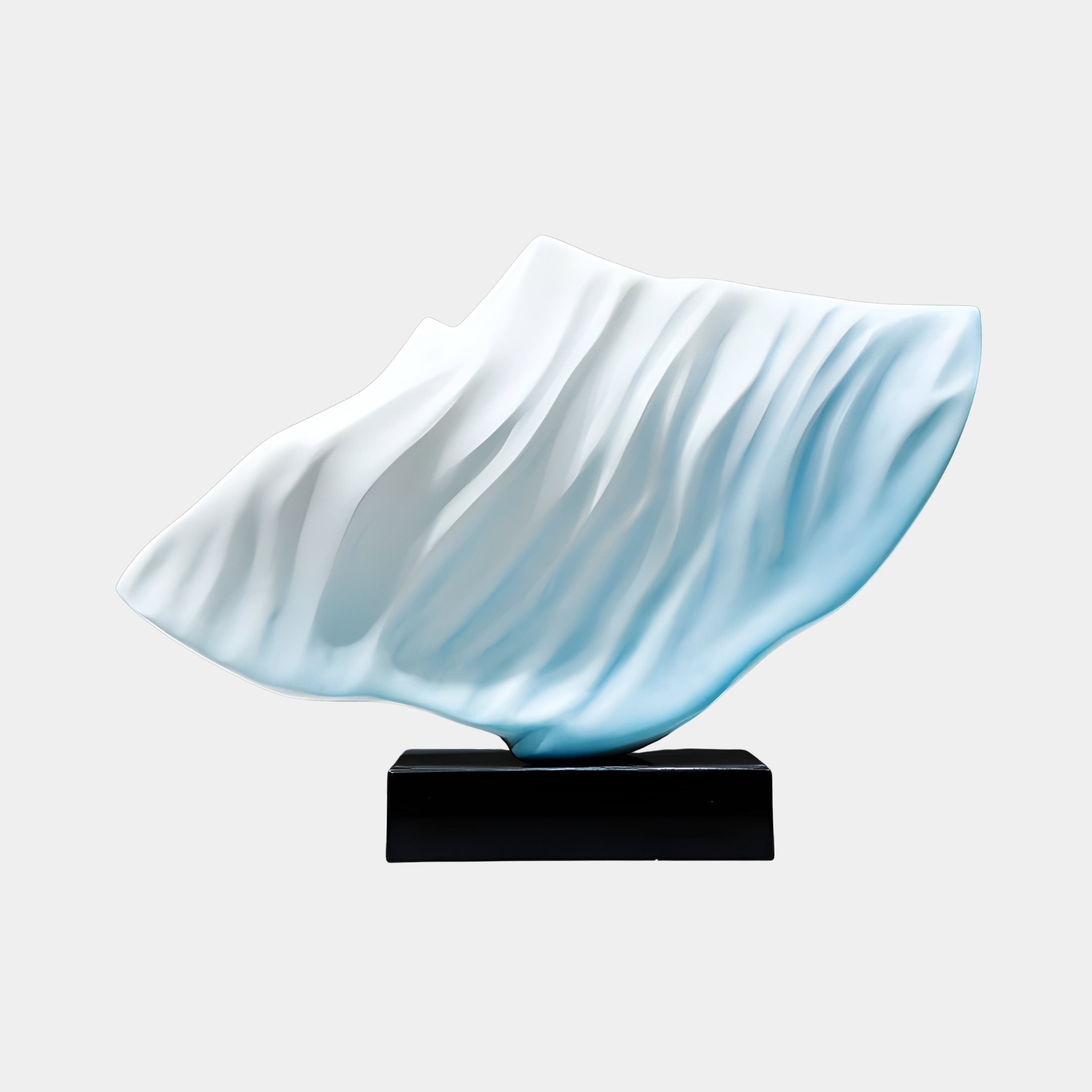 Breaker Blue & White Wave Sculpture - 59cm