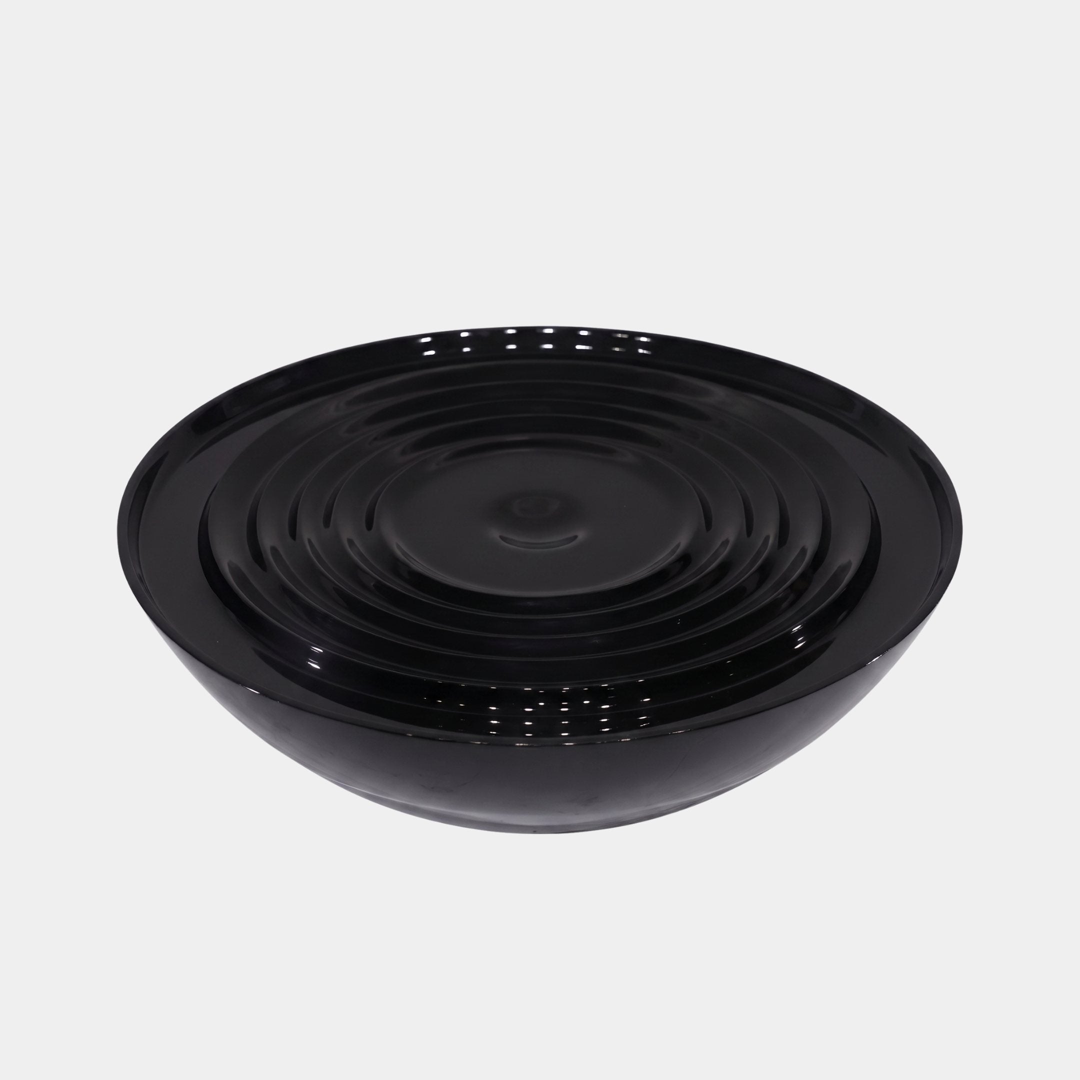 Ennisdale Black Bowl Sculpture - 70cm