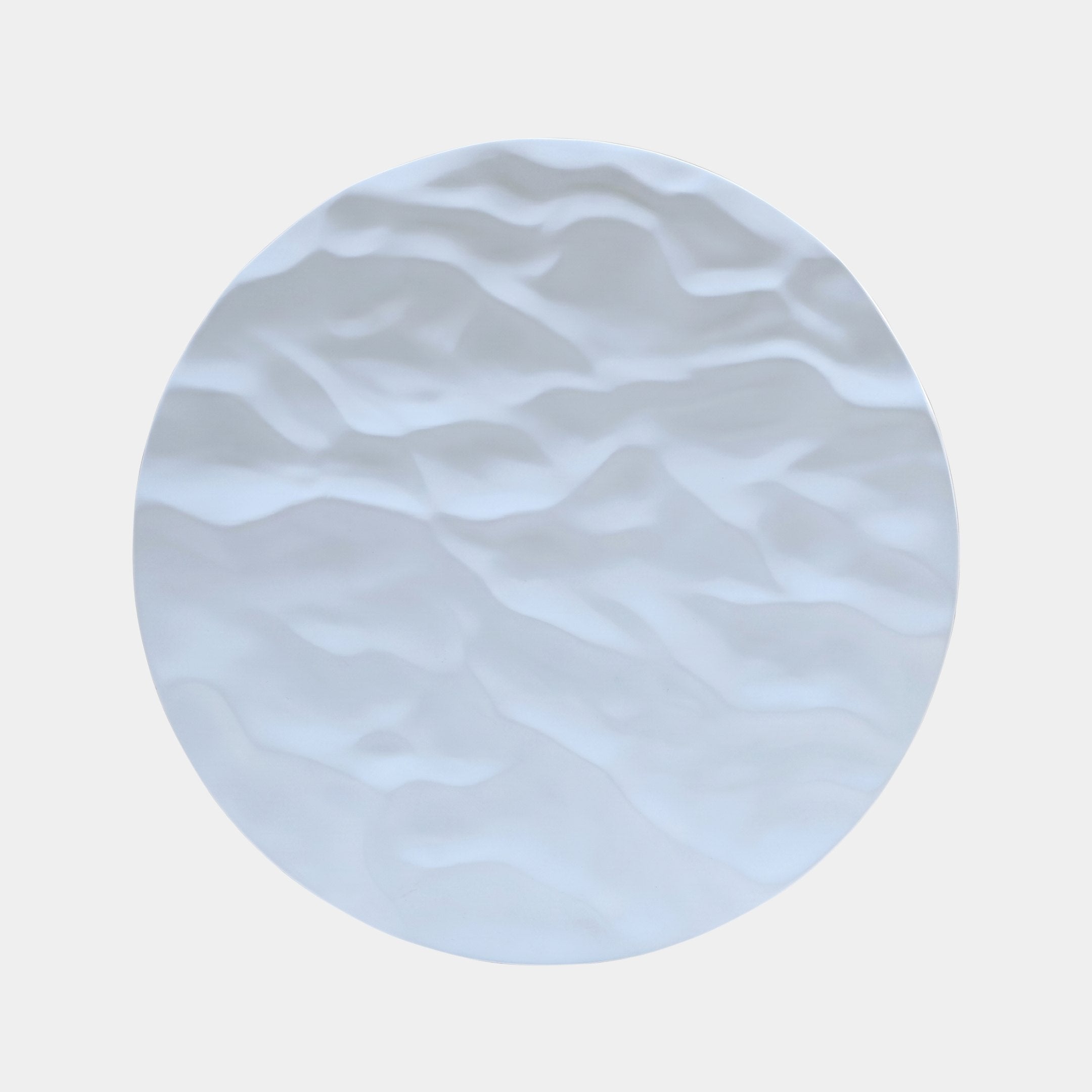 Ripple White Abstract Sculpture - 83cm