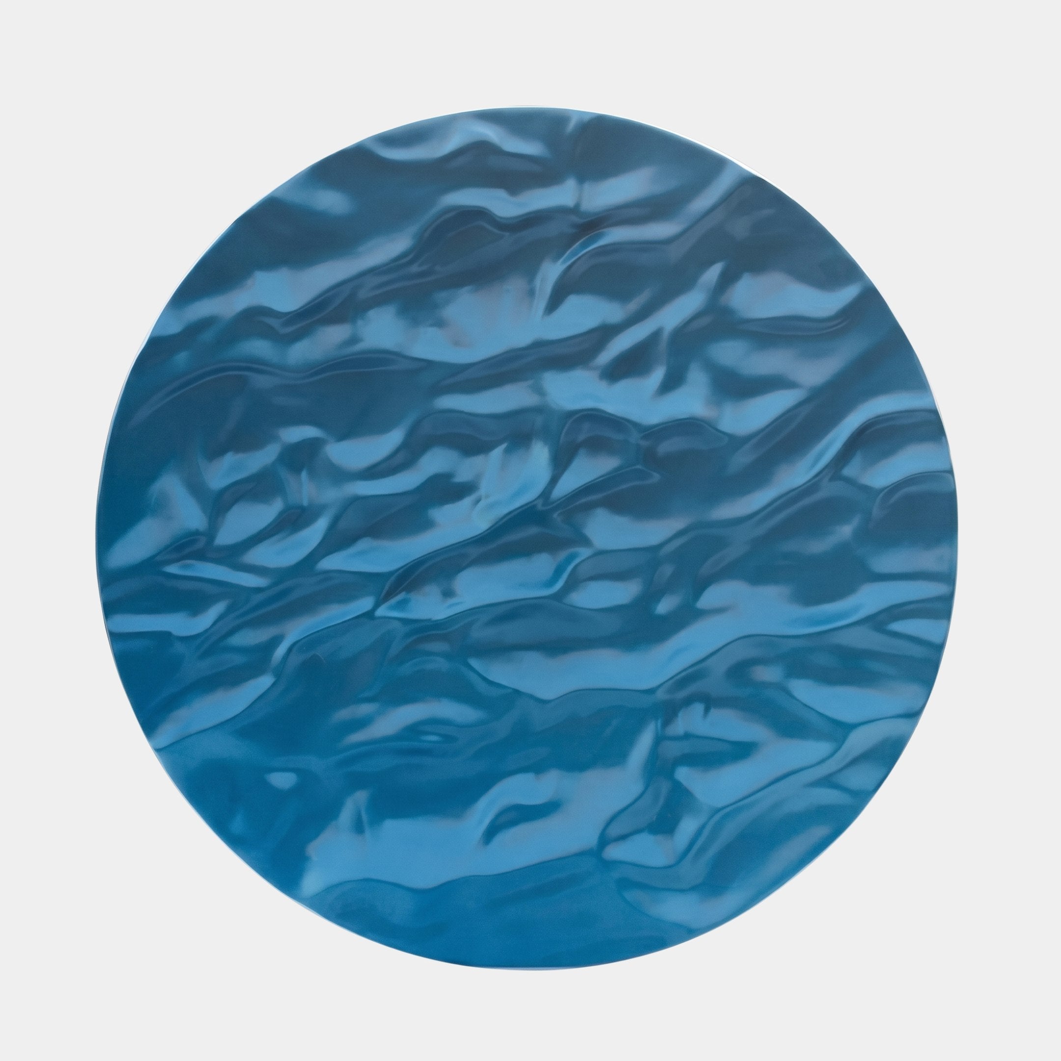Current Blue & White Wave Sculpture - 112cm