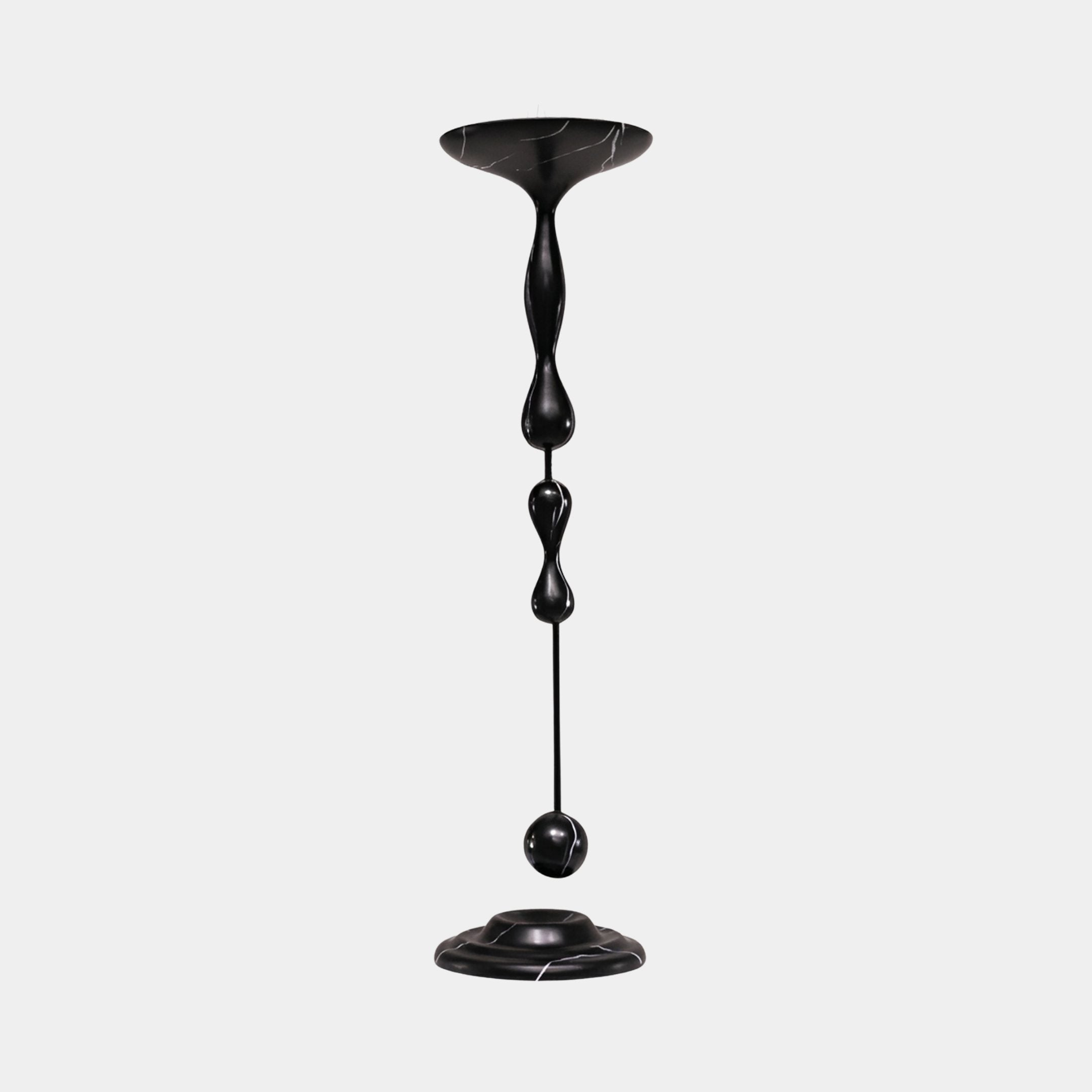 Kelsale Black Abstract Sculpture - 148cm