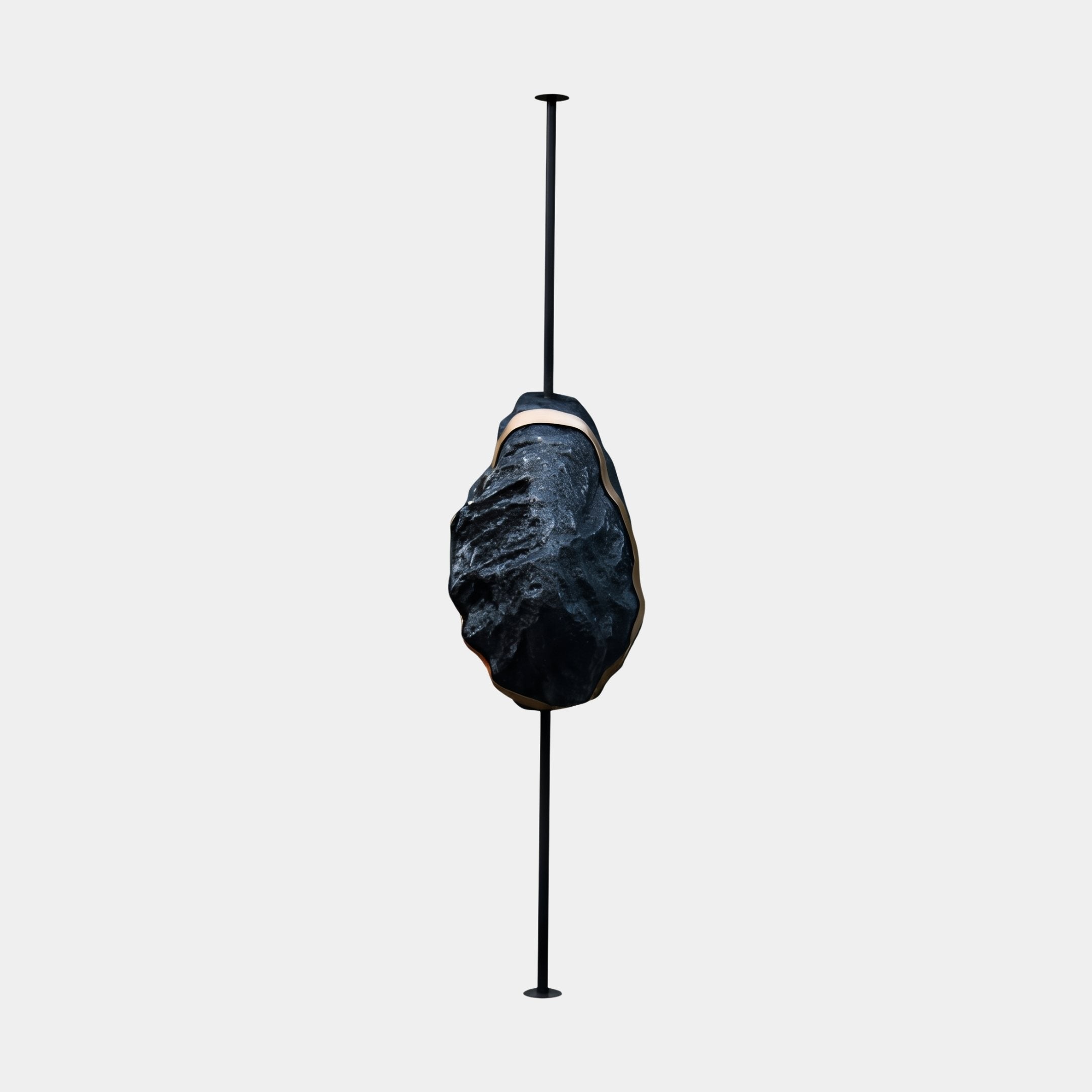 Edensor Black Pebble Sculpture - 155cm