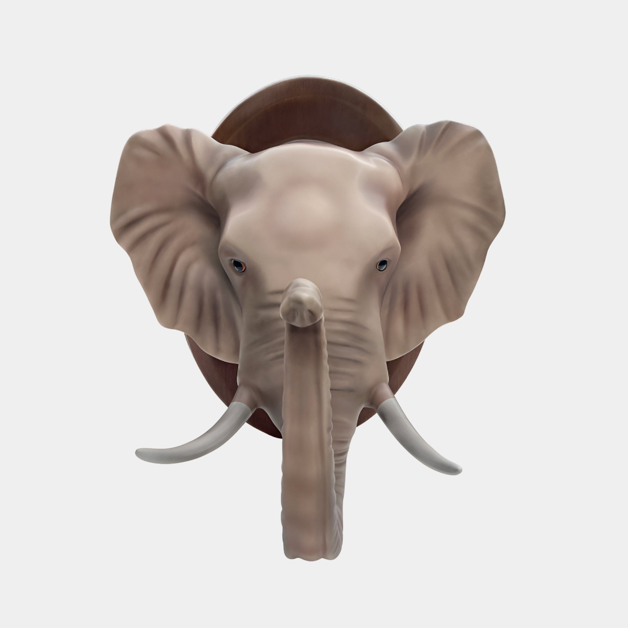 Lacock Grey Elephant Head Sculpture - 76cm