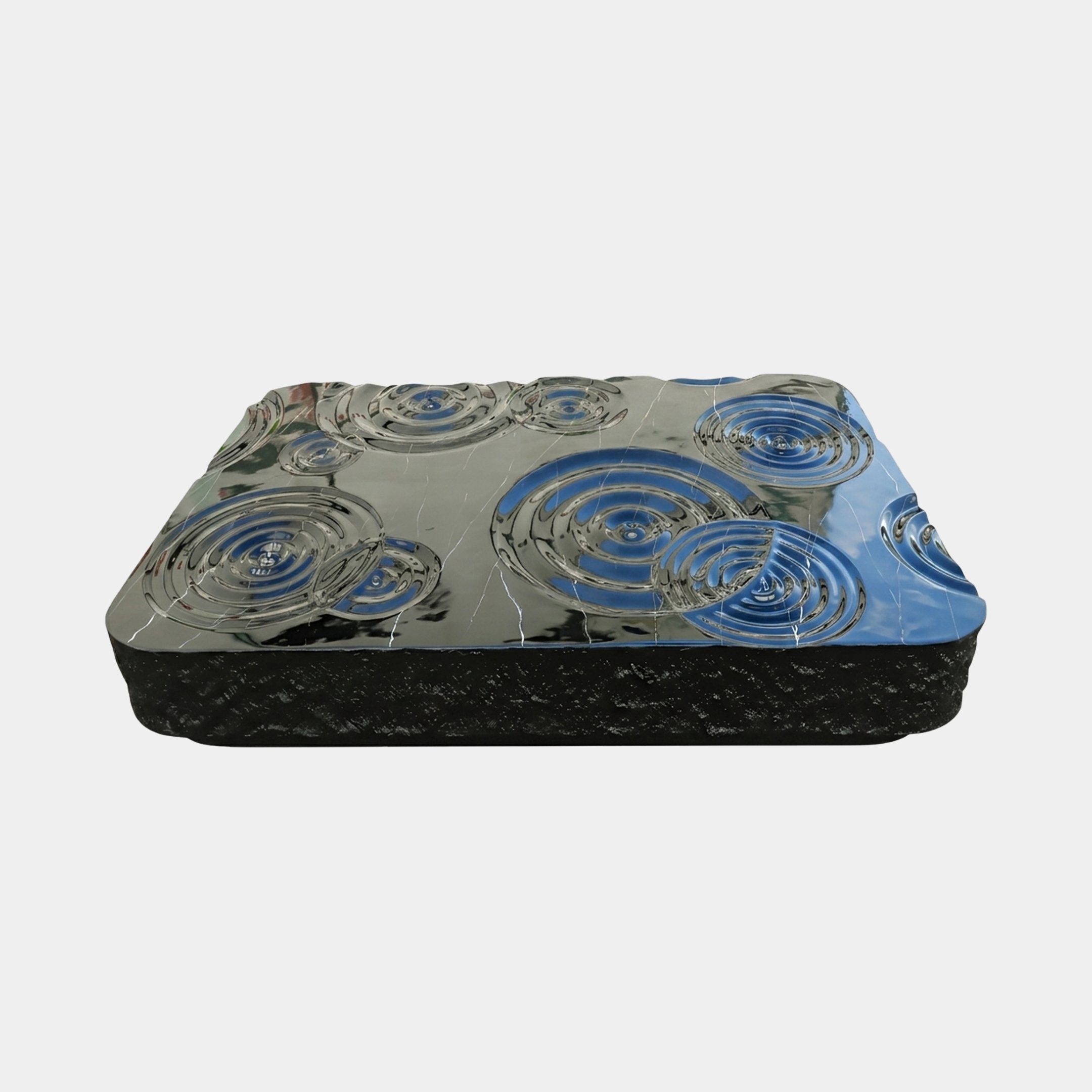 Cranborne Blue & White Wave Coffee Table - 280cm