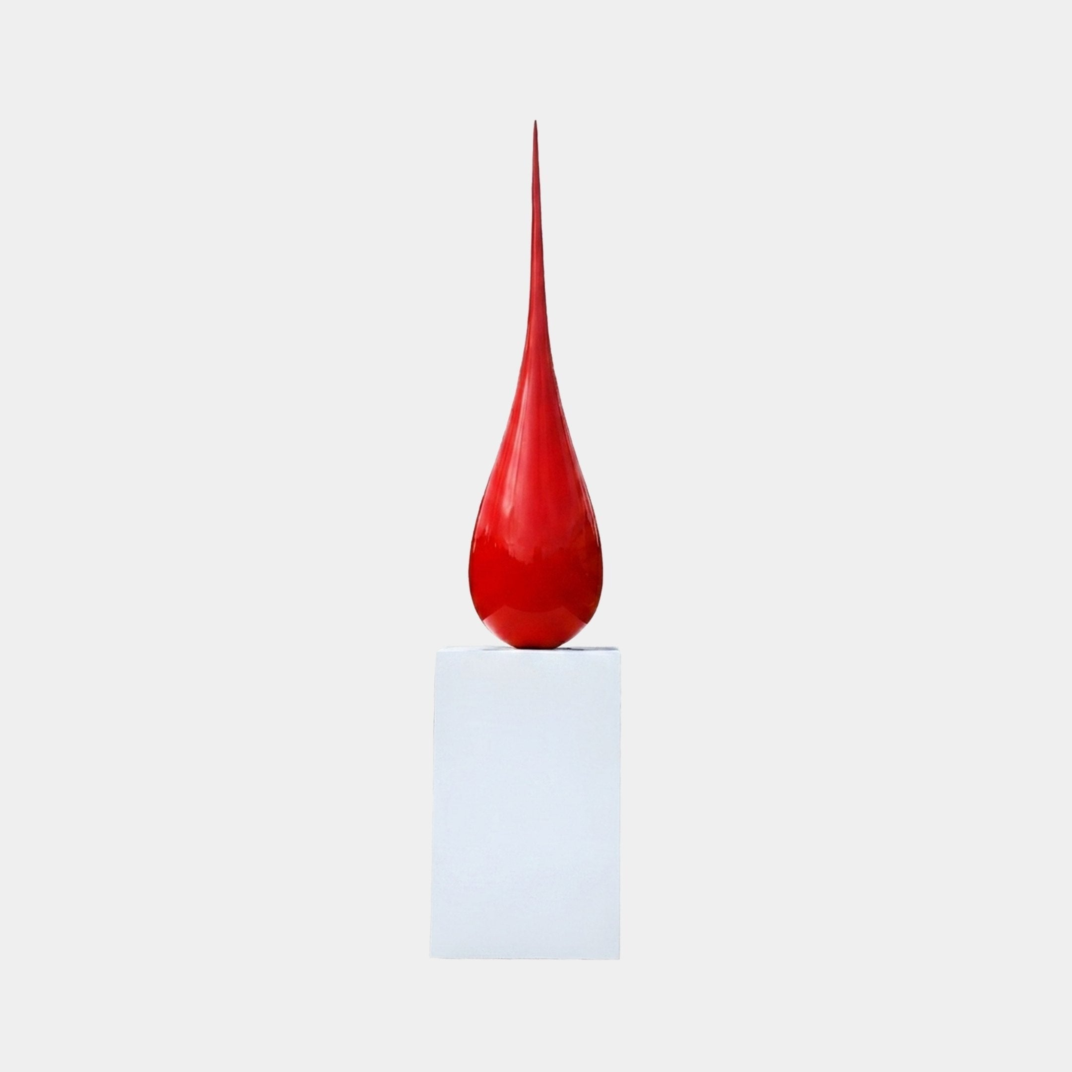 Flare Red Abstract Sculpture - 310cm