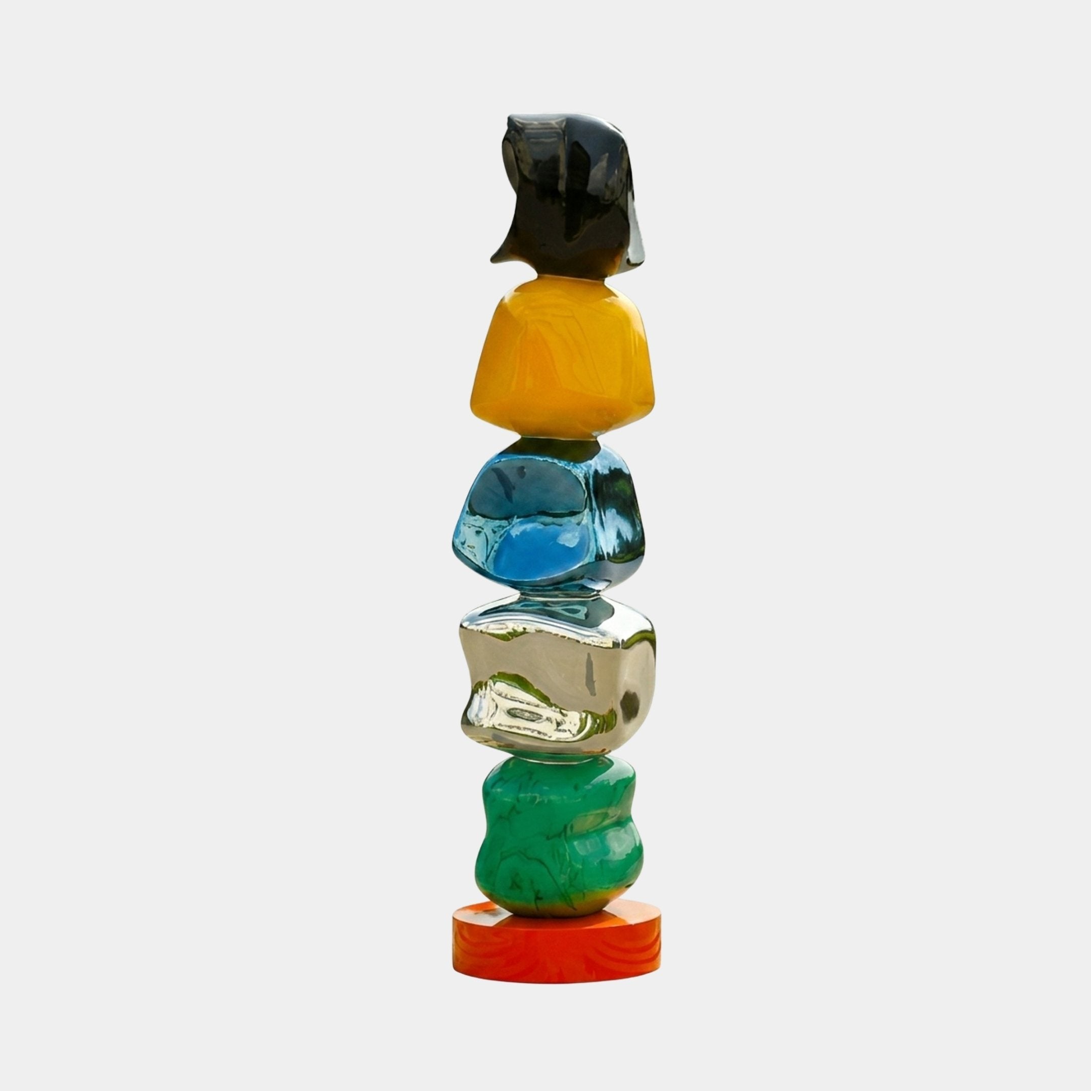 Nettlecombe Multicoloured Totem Sculpture - 160cm