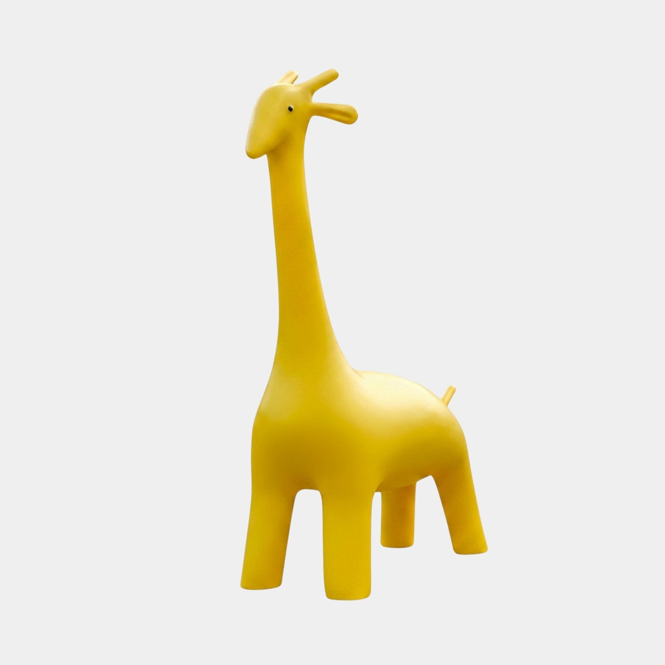 Clovelly Yellow Giraffe Sculpture - 158cm