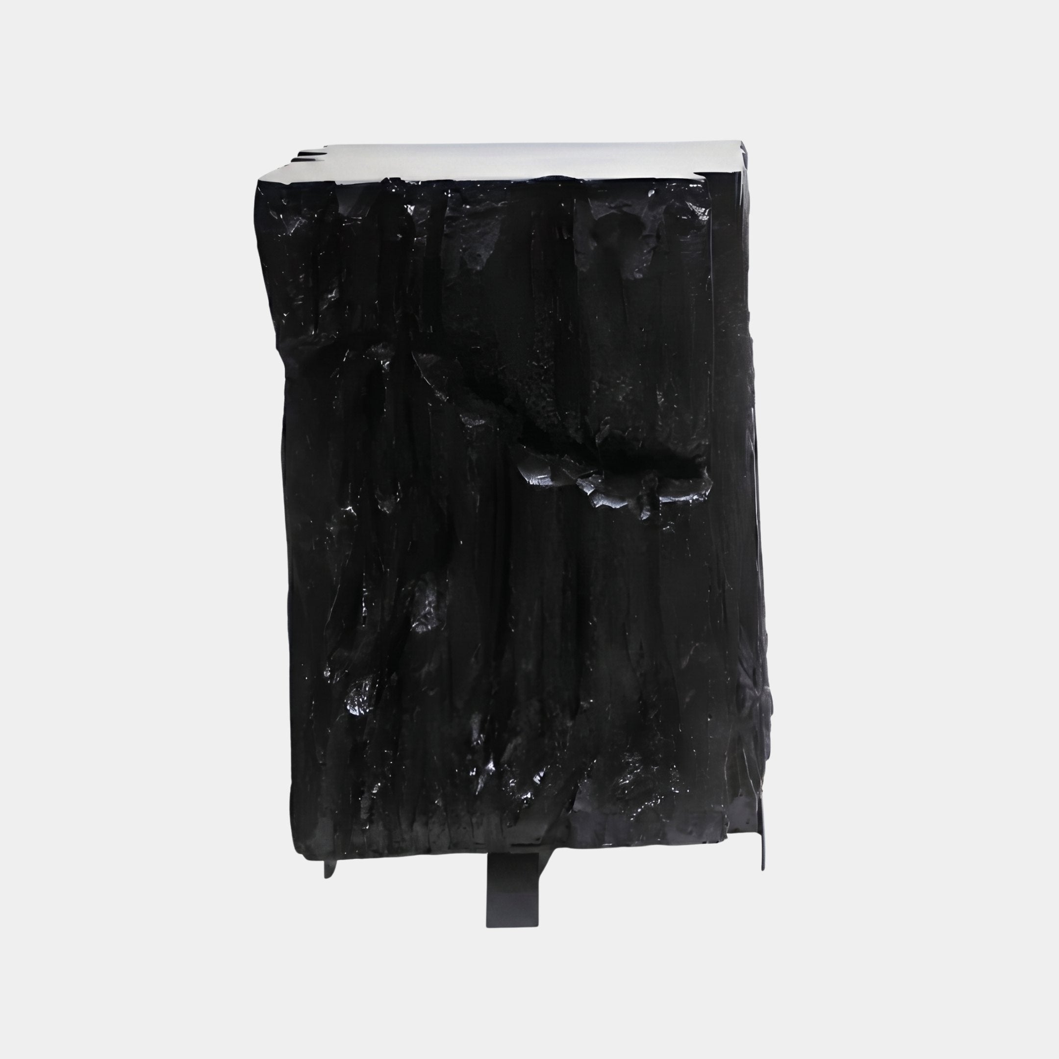Slate Black Abstract Sculpture - 57cm