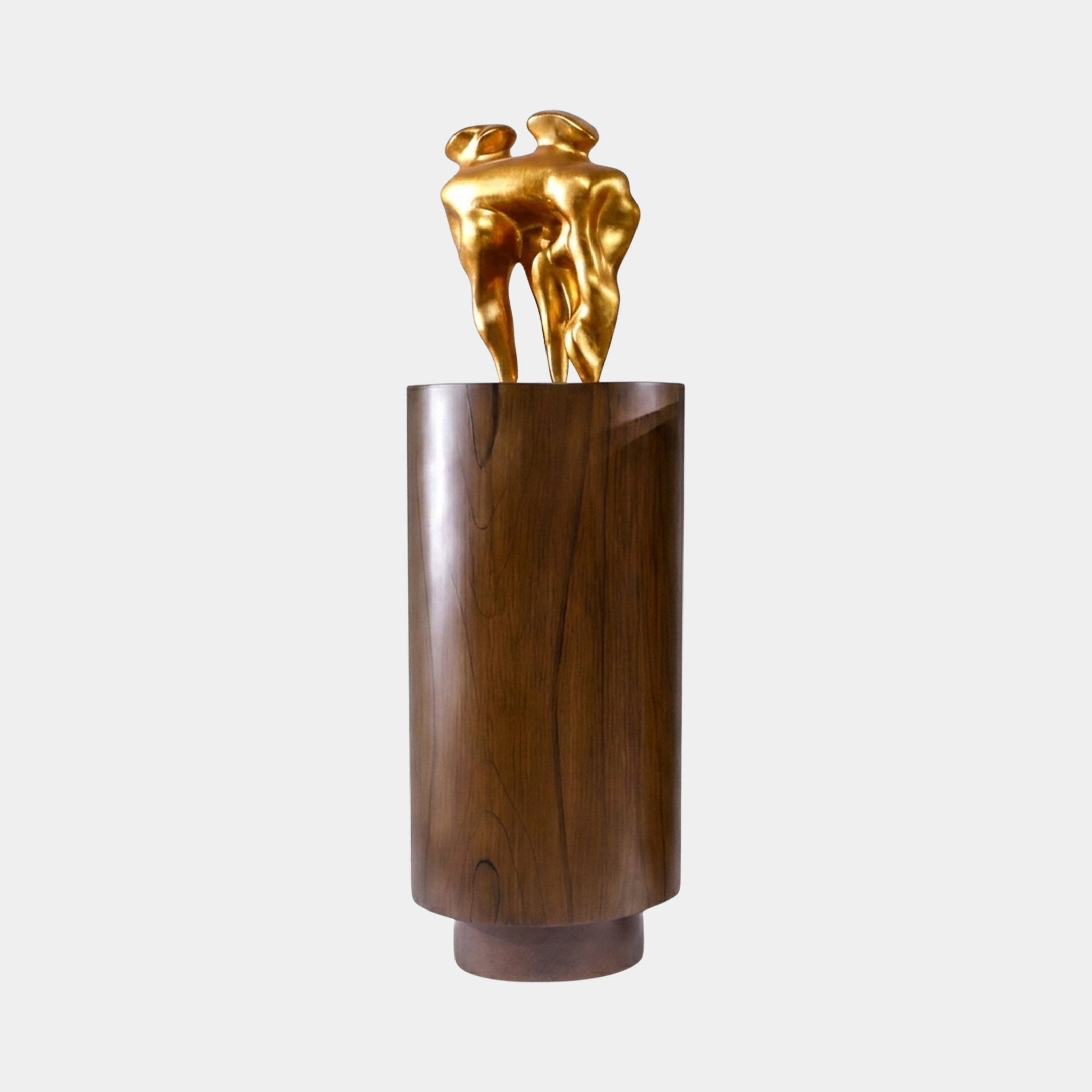 Luxborough Bronze & Brown Abstract Sculpture - 128cm