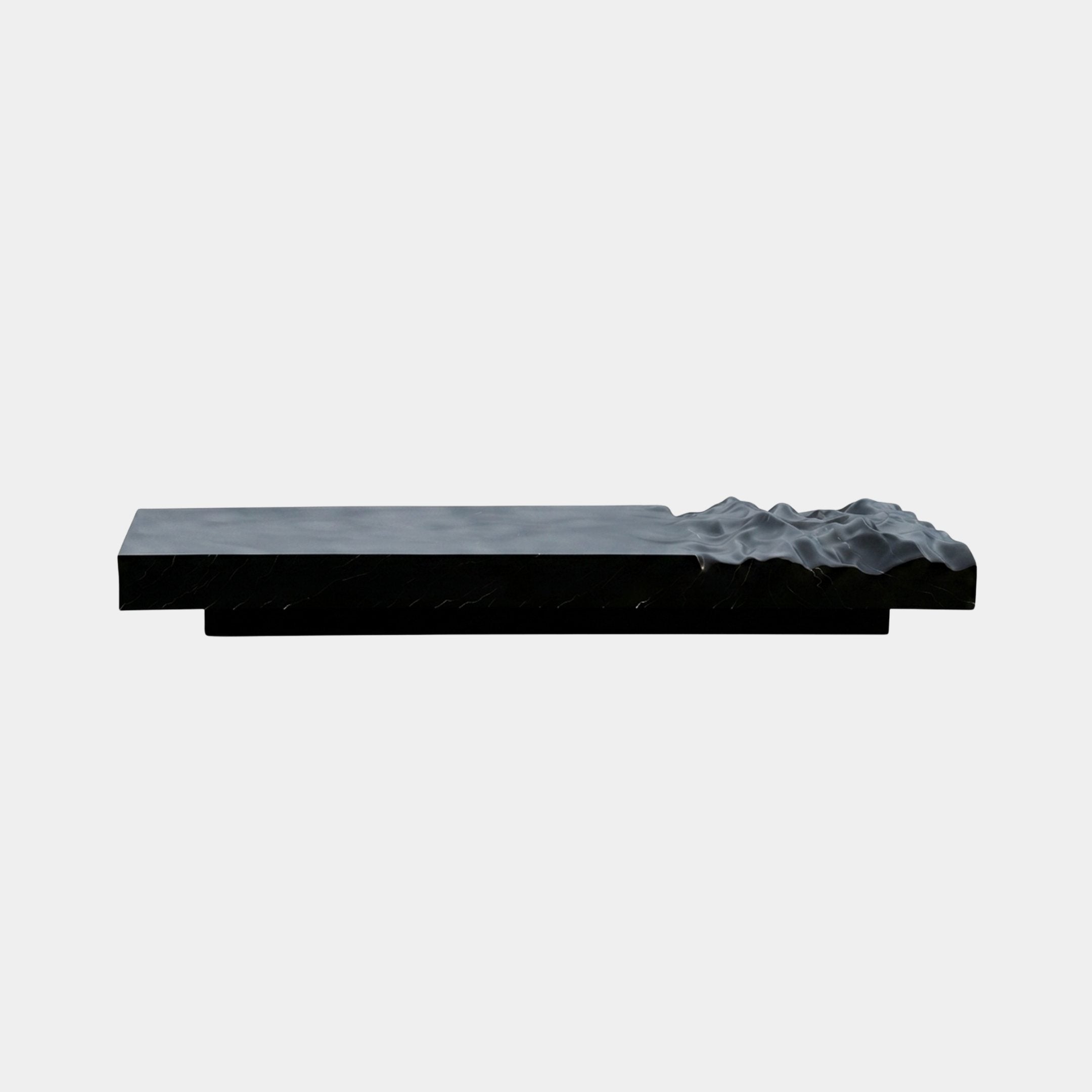 Exford Black Slab Table - 220cm