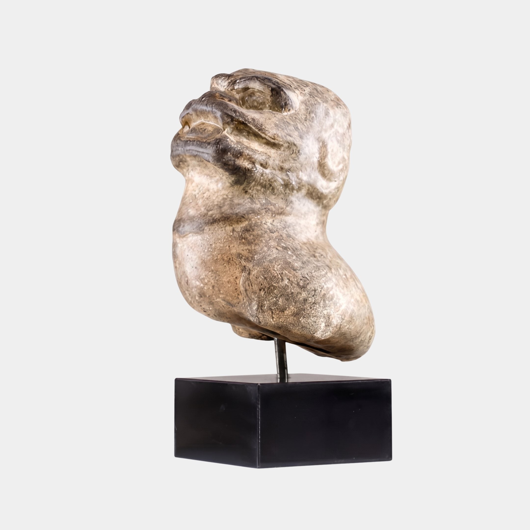 Cutcombe Beige Rock Sculpture - 49cm