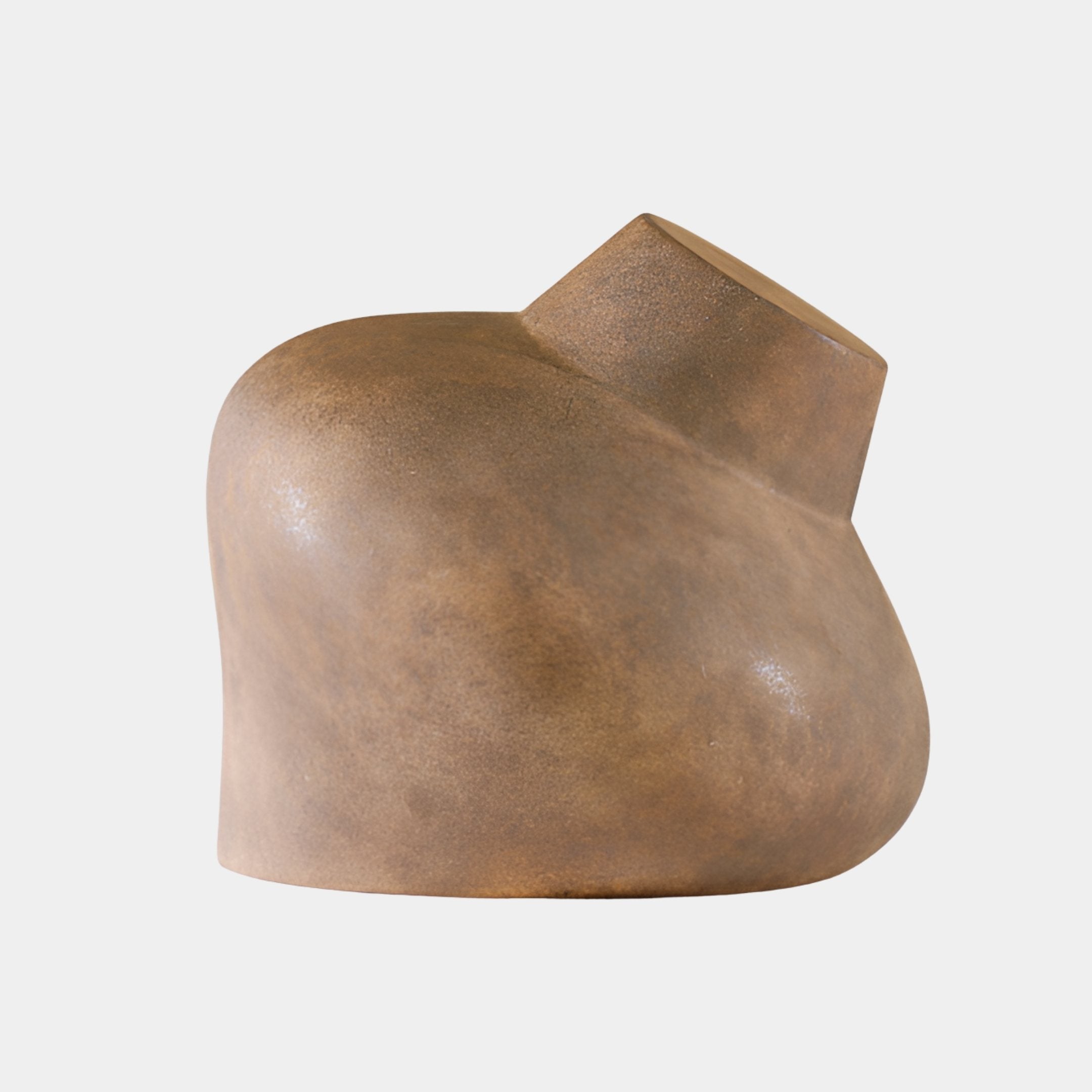 Brushford Bronze Pebble Sculpture - 27cm