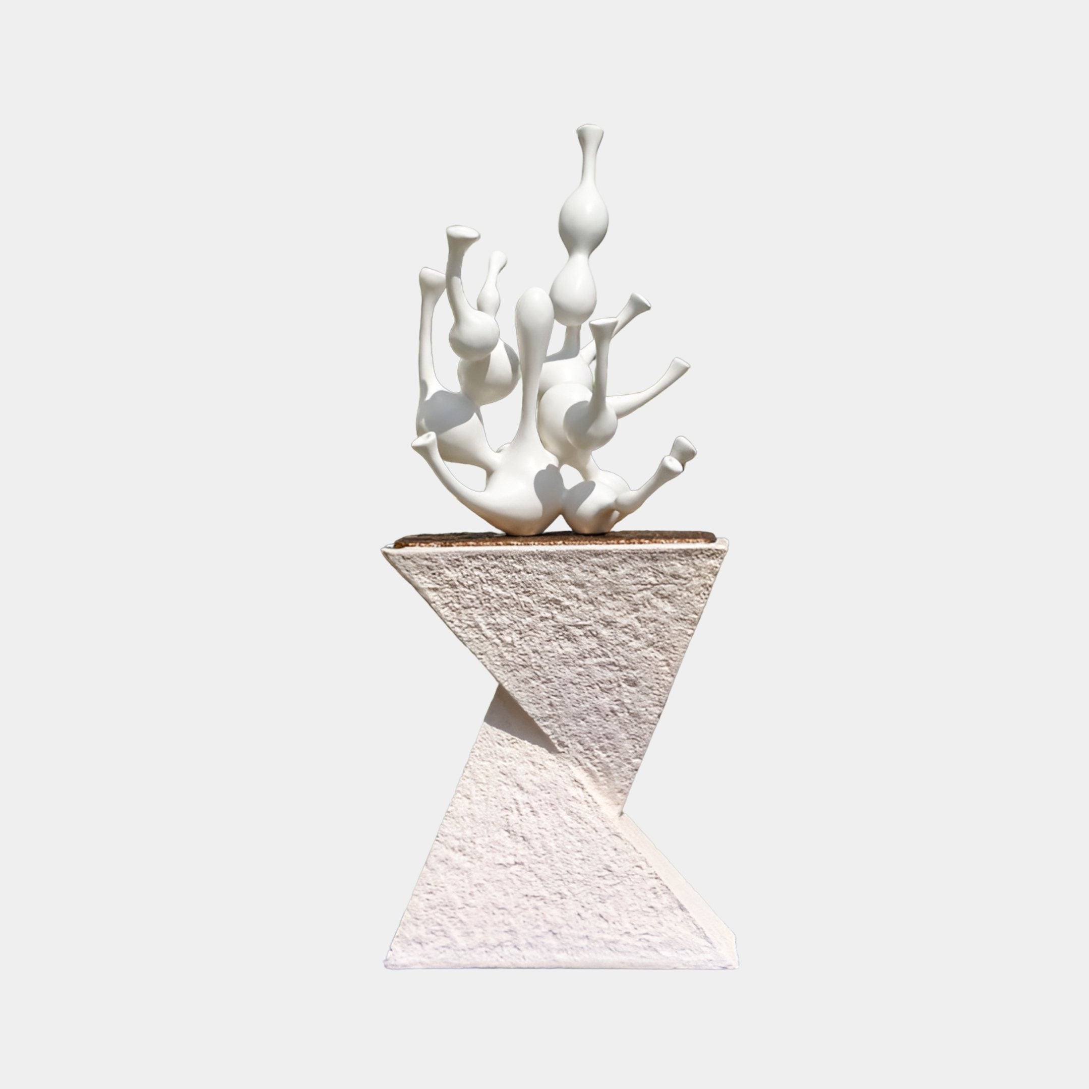 Trebarwith White Organic Sculpture - 171cm