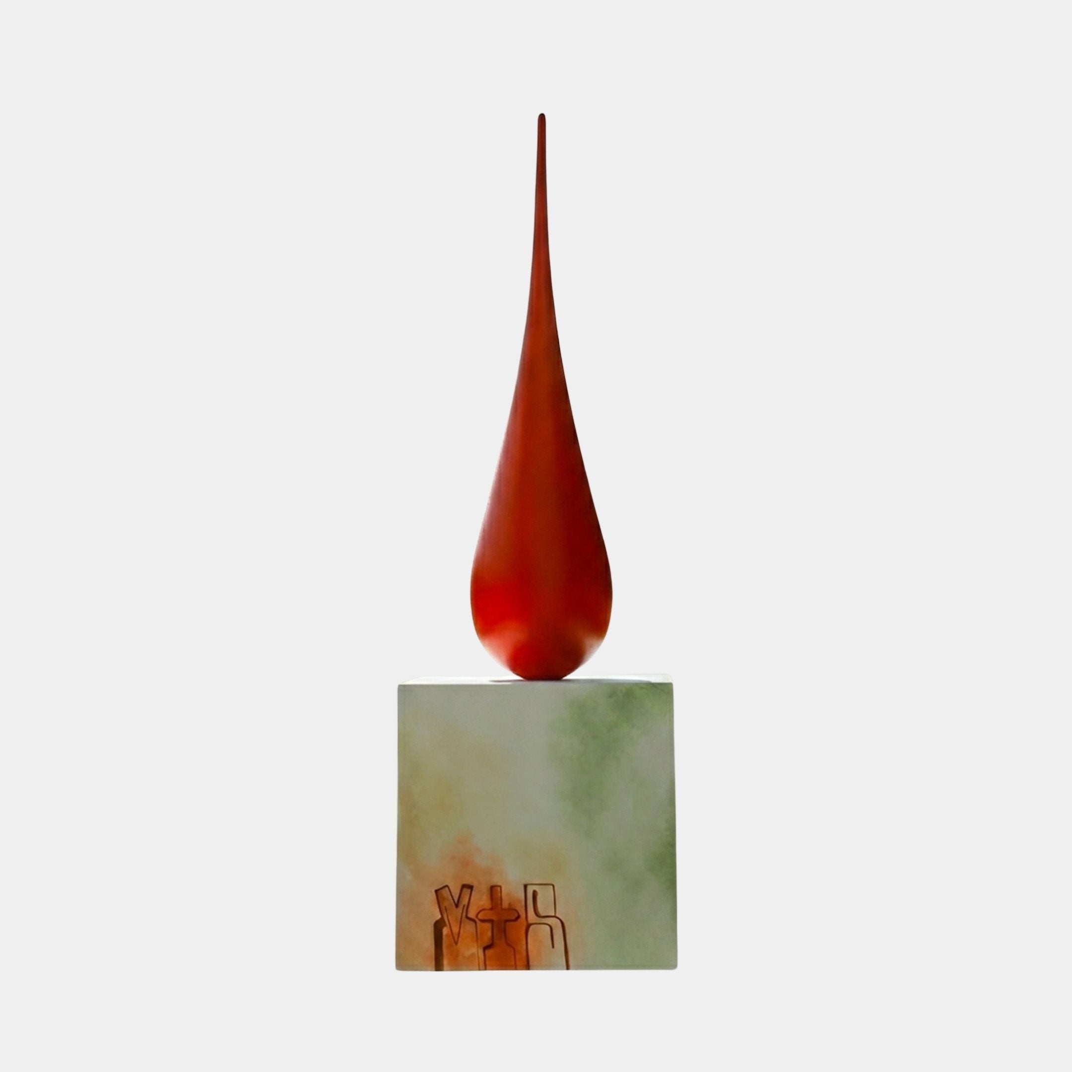 Hawkcombe Red Drop Sculpture - 170cm