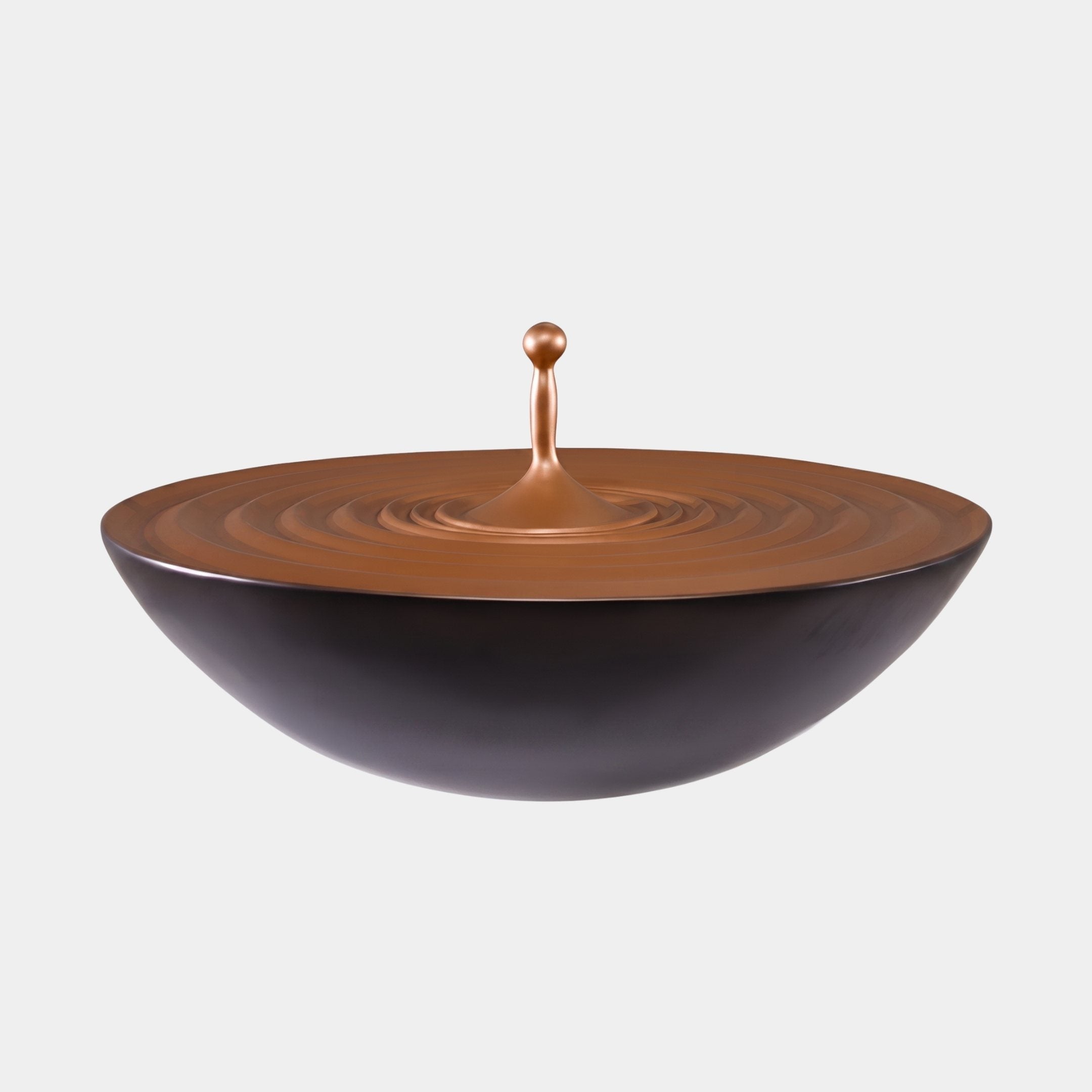 Filleigh Bronze & Black Droplet Bowl - 100cm