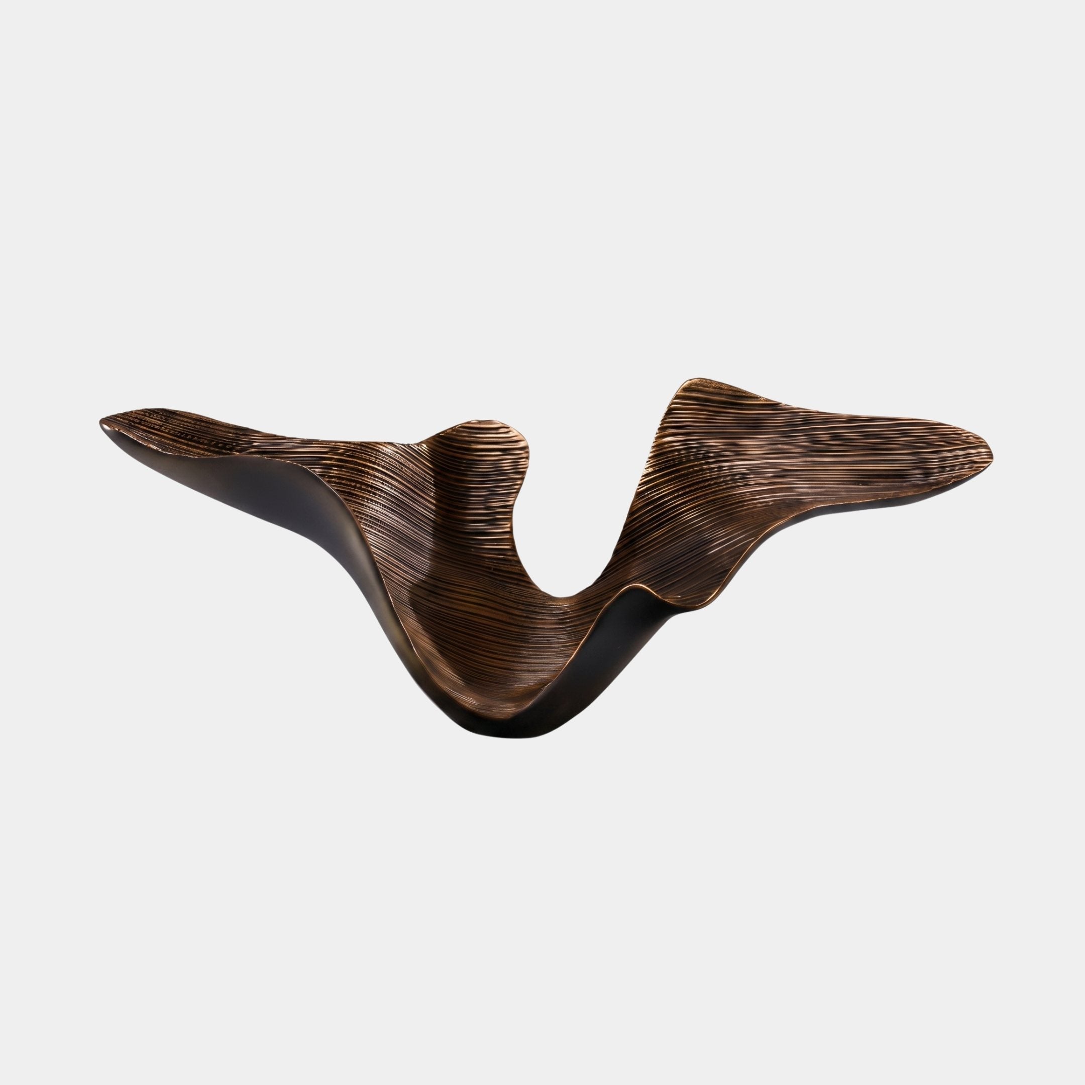 Uplowman Bronze Wave Sculpture - 60cm