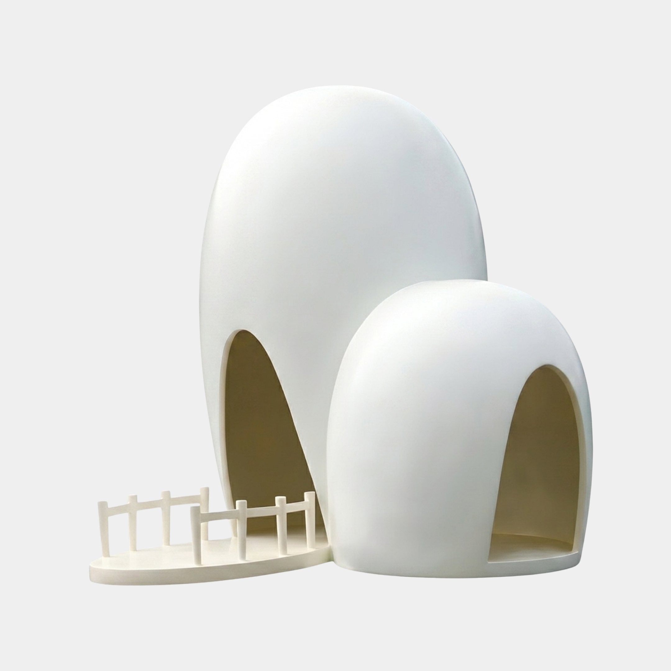 Dunsford White Arch Sculpture - 200cm