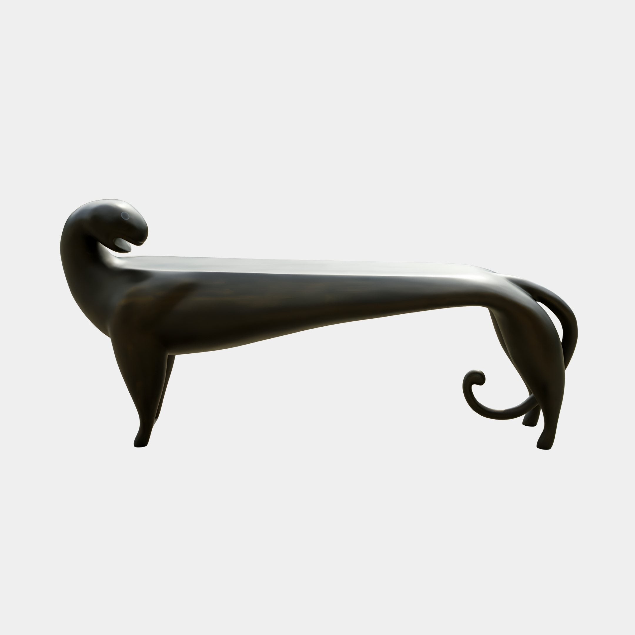 Newnham Black Abstract Sculpture - 180cm