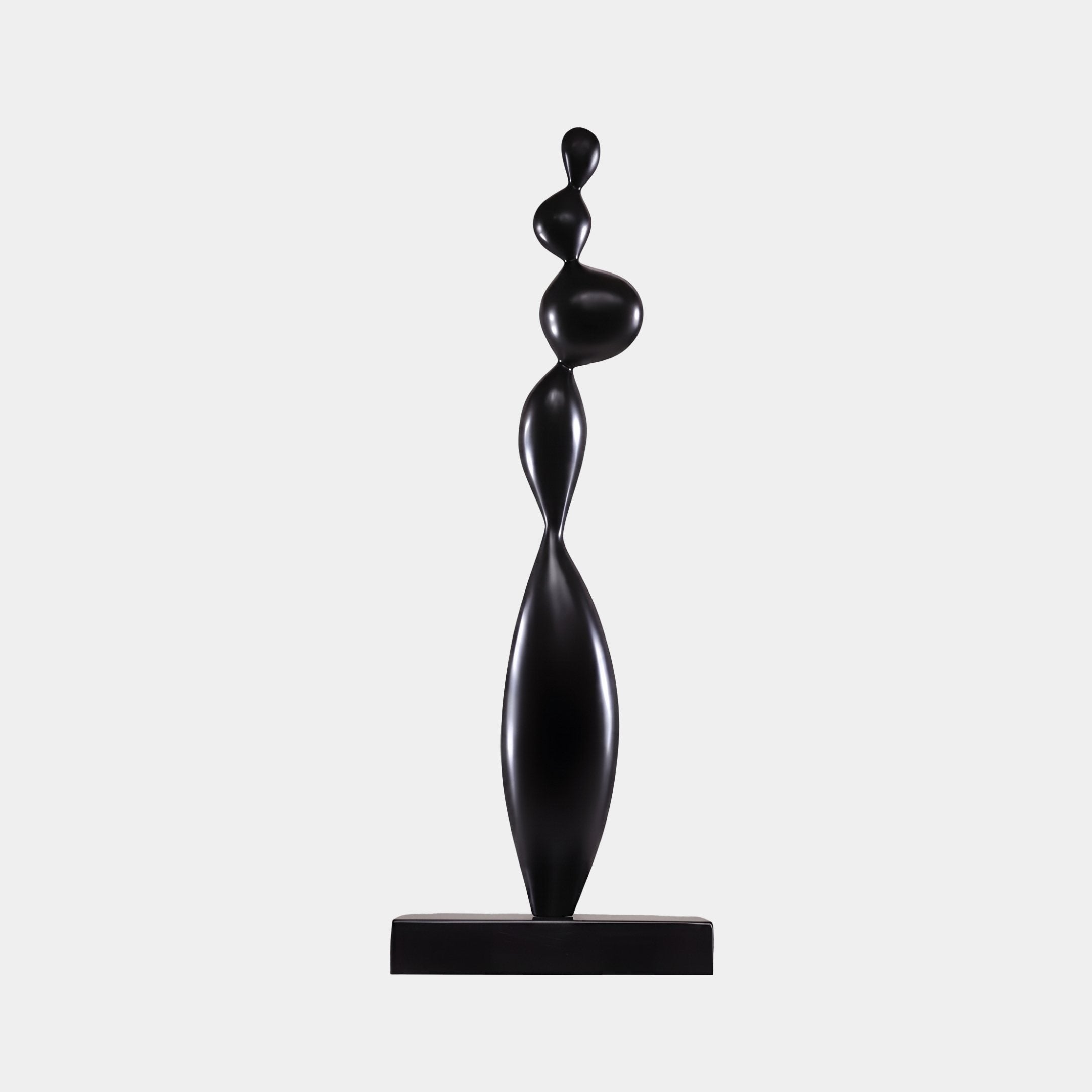 Quantoxhead Black Totem Sculpture - 108cm