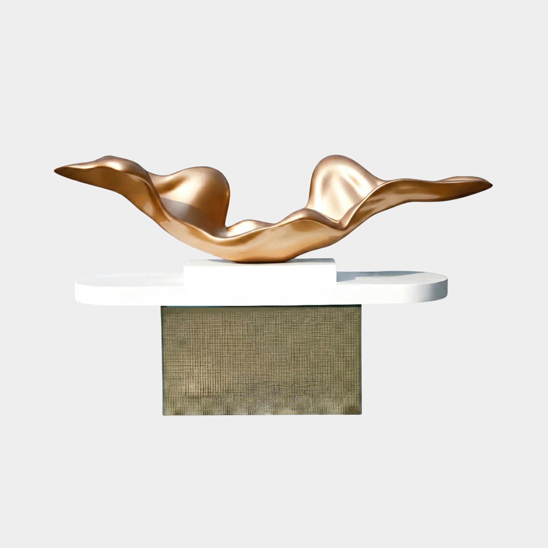 Appleton Gold Wave Sculpture - 209cm
