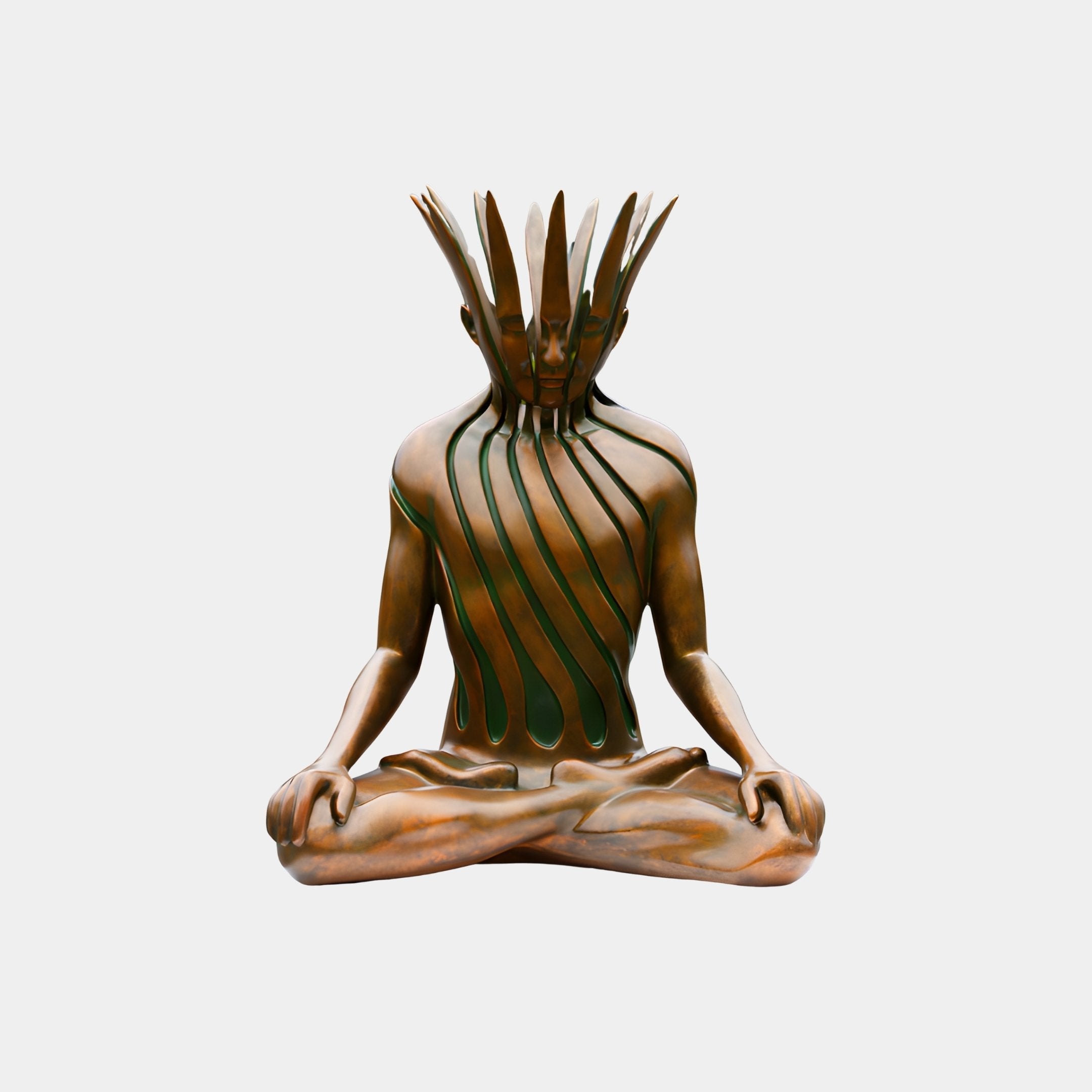 Instow Bronze Meditating Sculpture - 120cm