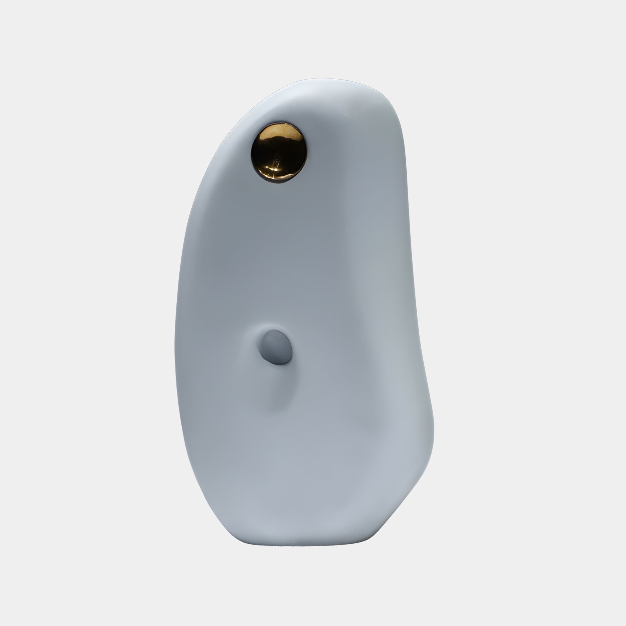 Kernel Grey & Gold Abstract Sculpture - 40cm