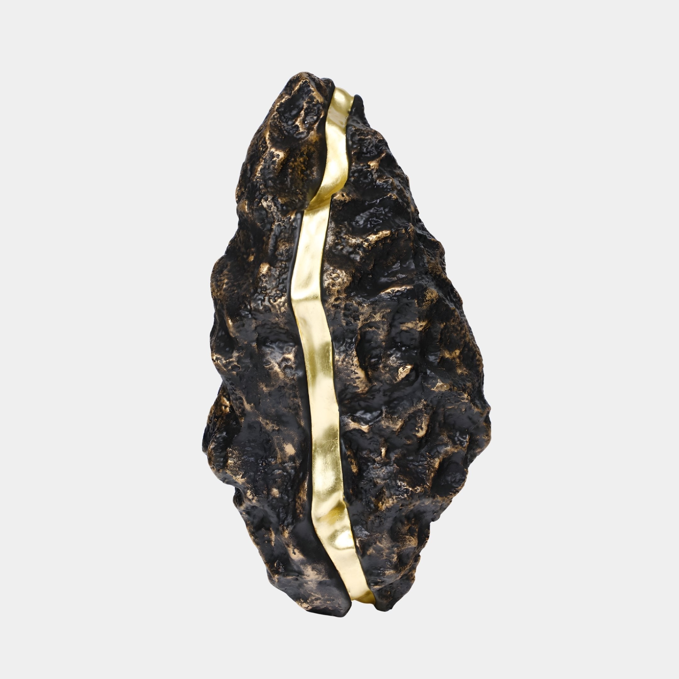 Aldermoor Black & Gold Leaf Sculpture - 90cm