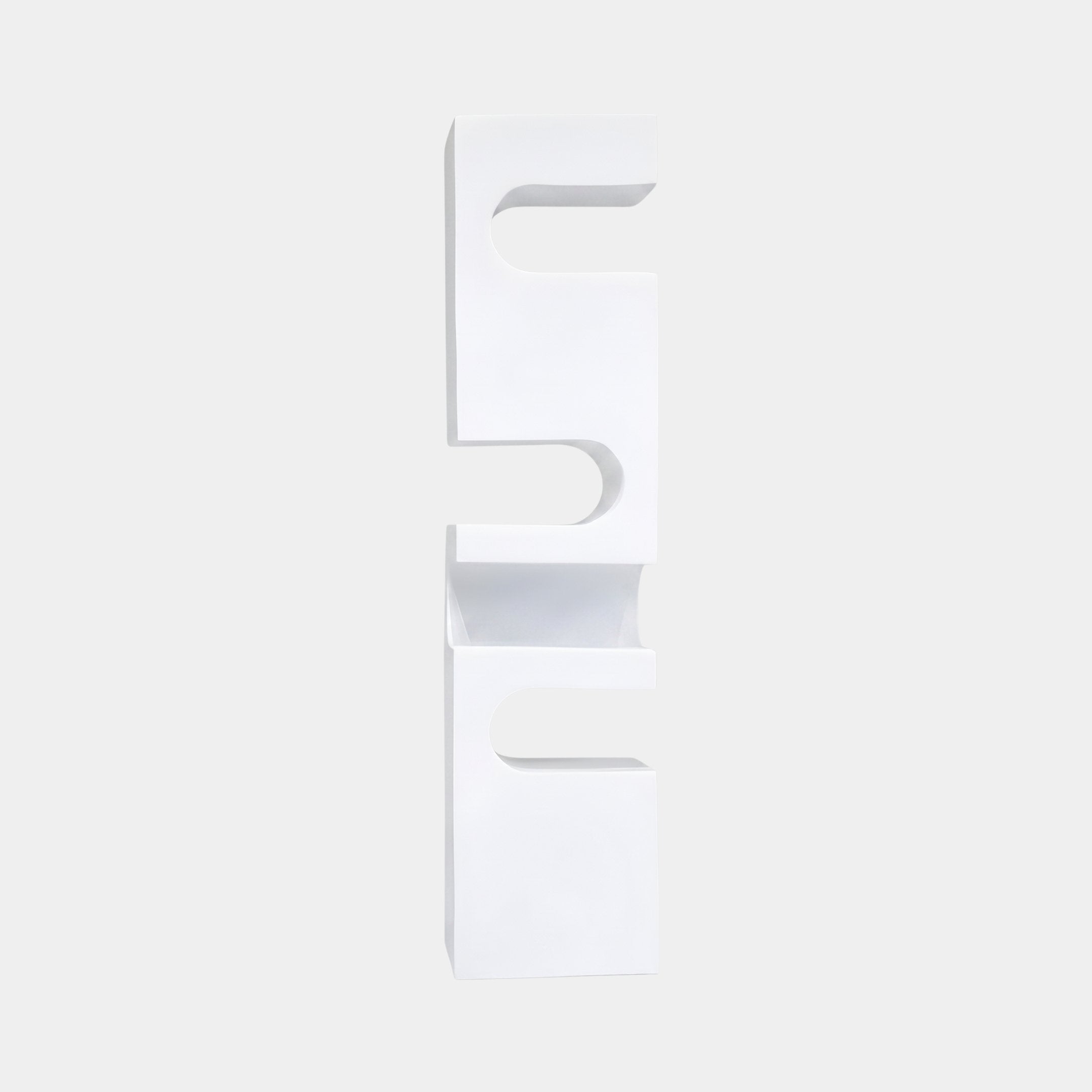 Othery White Abstract Sculpture - 100cm
