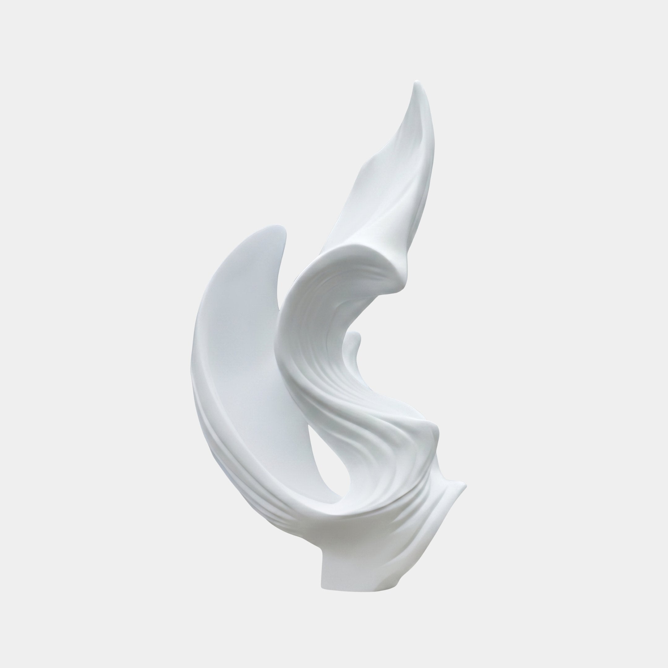 Penhurst White Wave Sculpture - 141cm