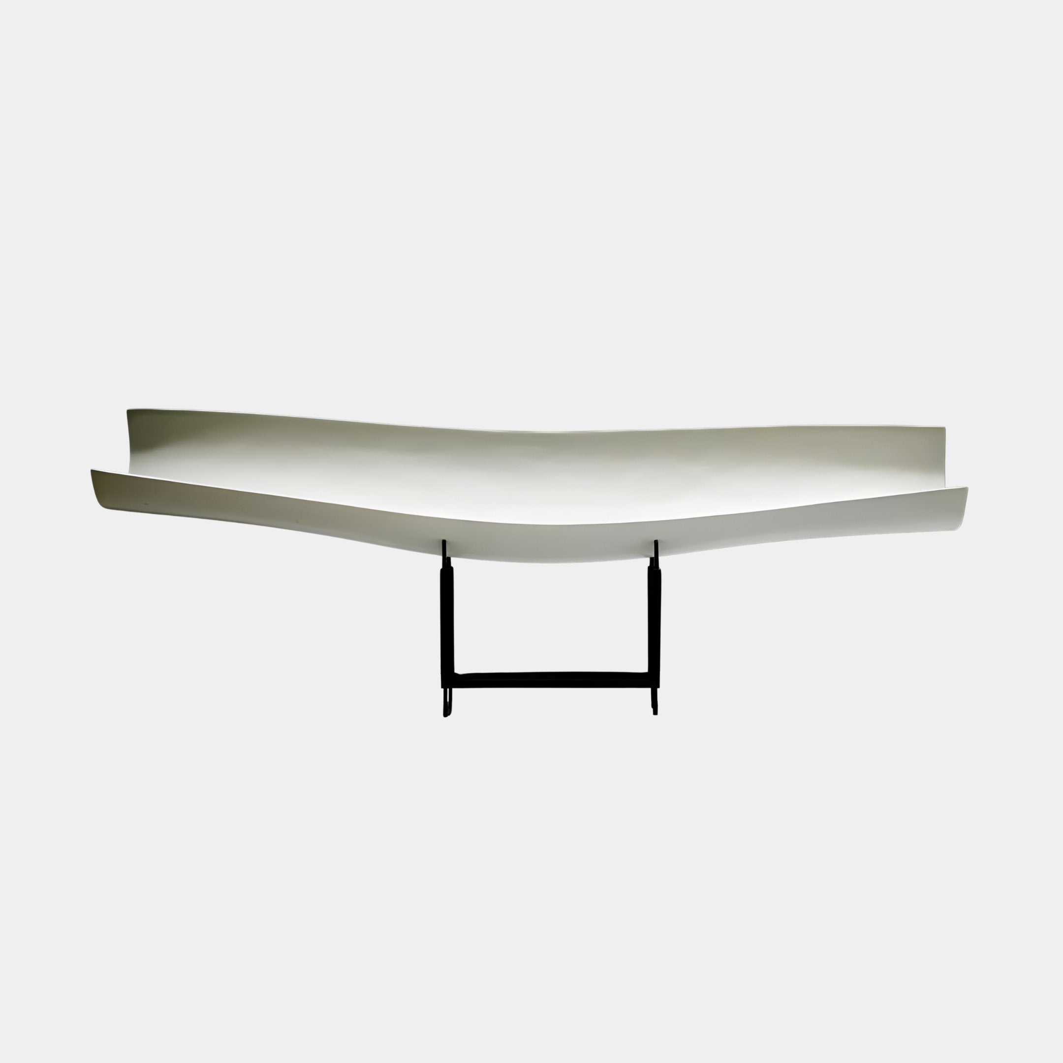 Sabre White Abstract Sculpture - 100cm